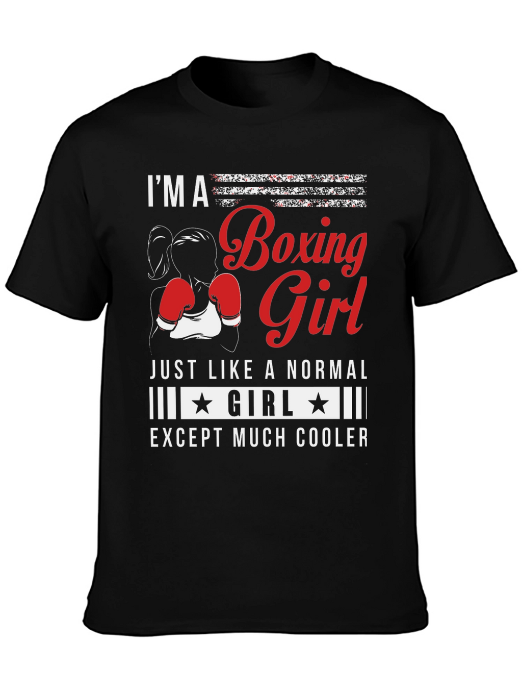 Boxing Girl T-Shirt - Cool & Unique Design