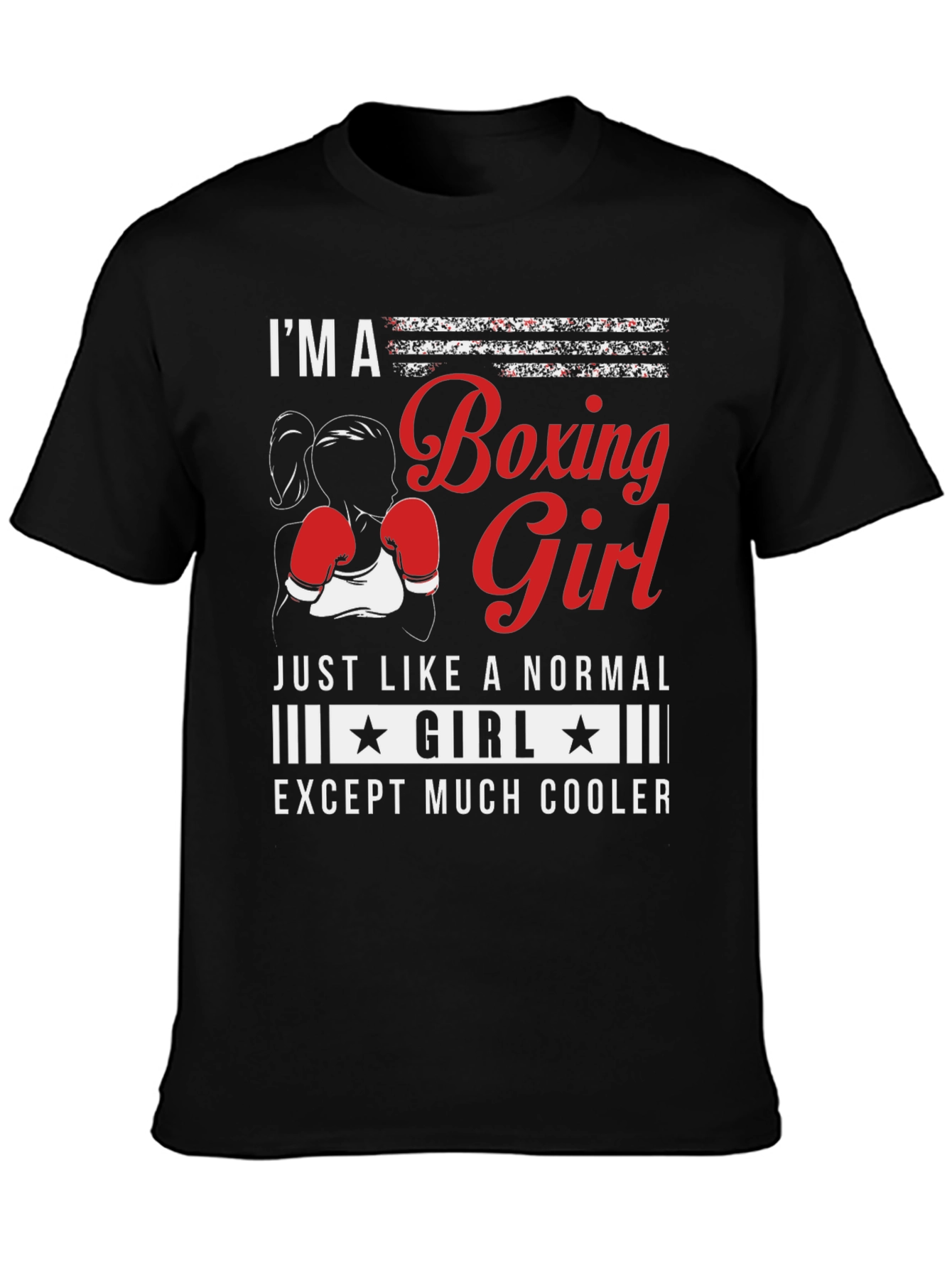 Boxing Girl T-Shirt - Cool & Unique Design