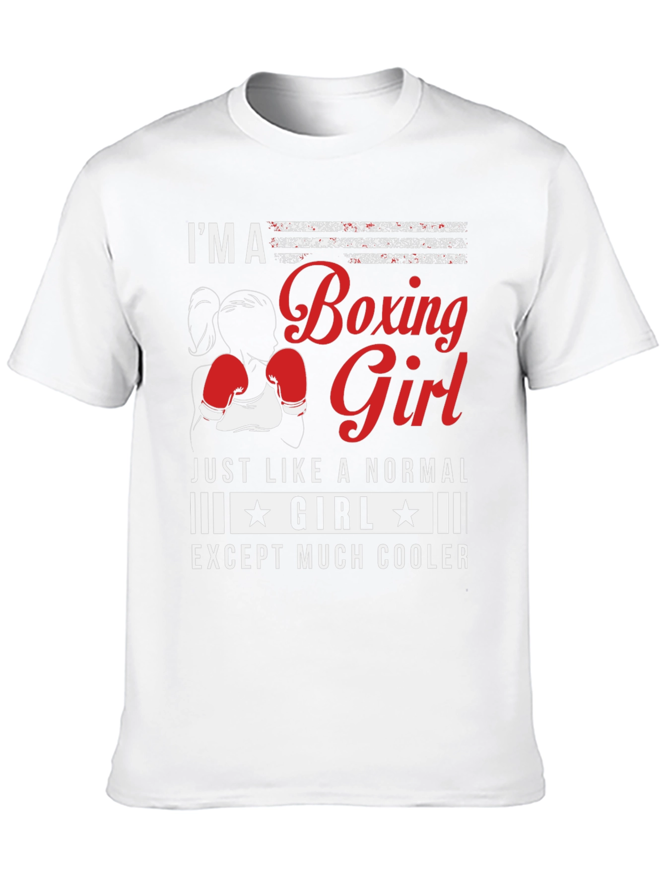 Boxing Girl T-Shirt - Cool & Unique Design