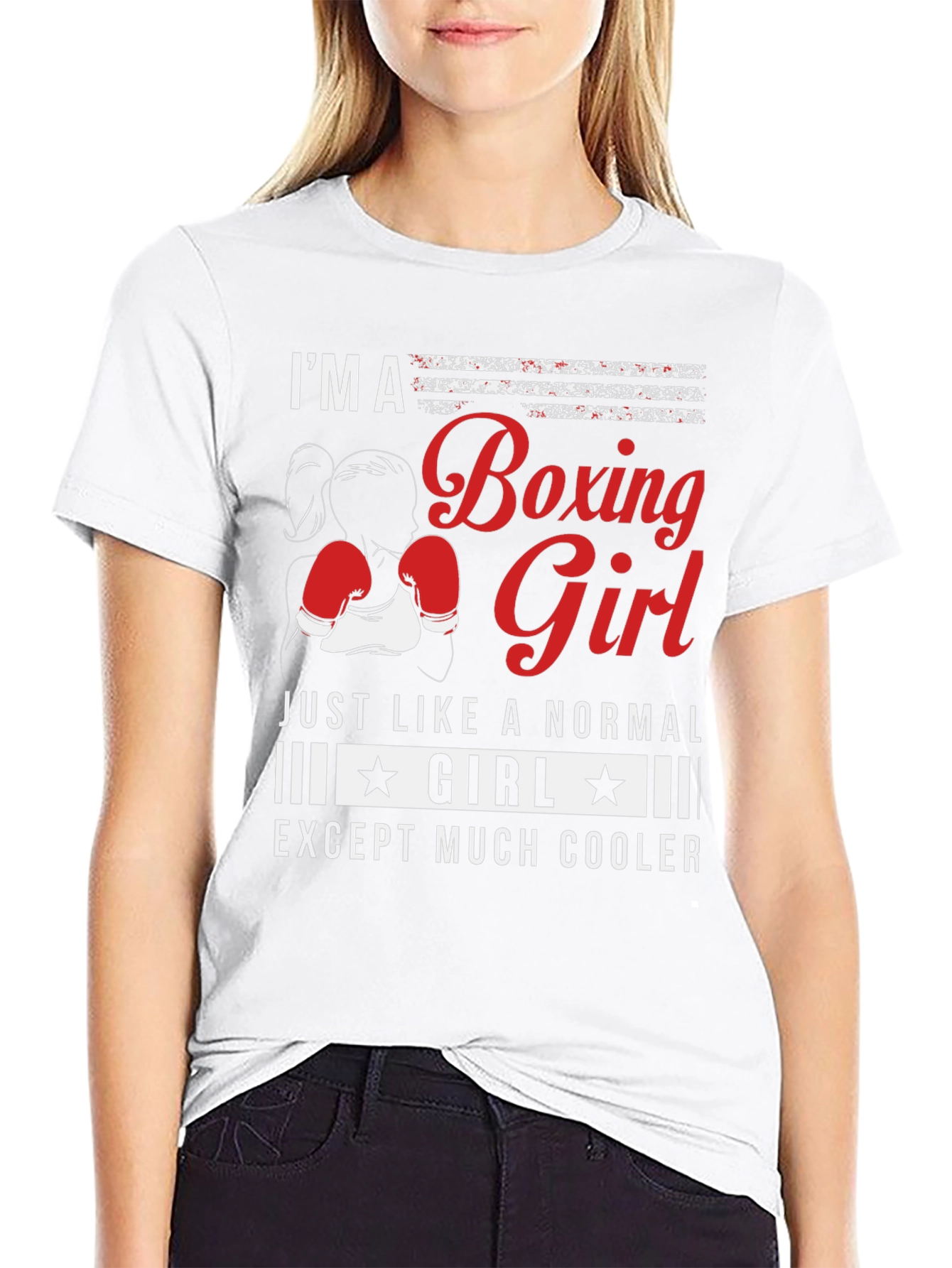 Boxing Girl T-Shirt - Cool & Unique Design