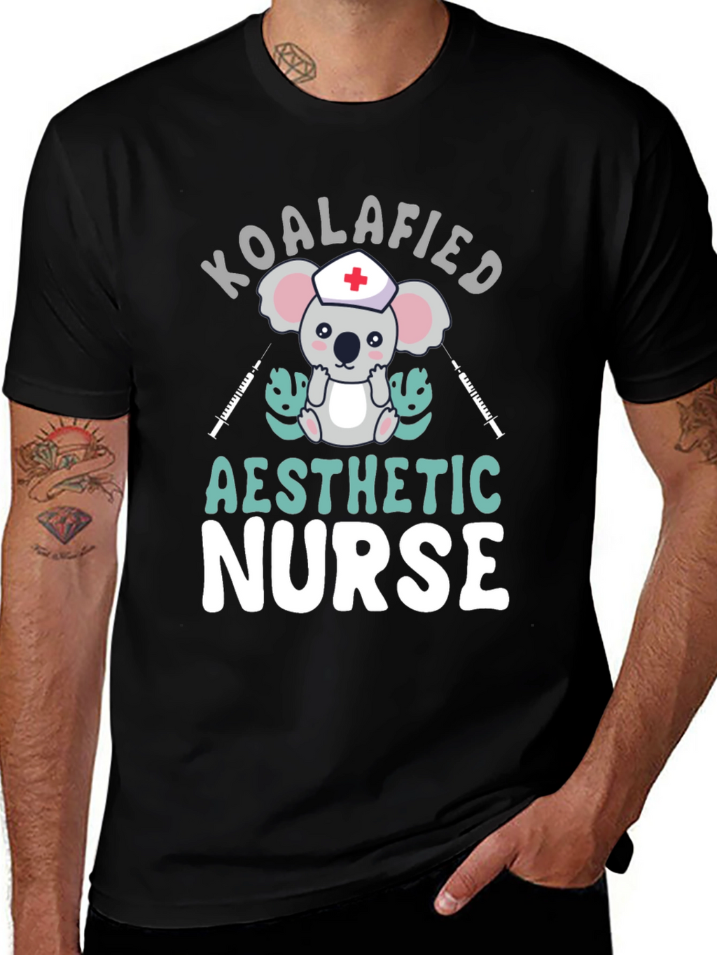 Koalafied Aesthetic Nurse T-Shirt - Cute Graphic Tee