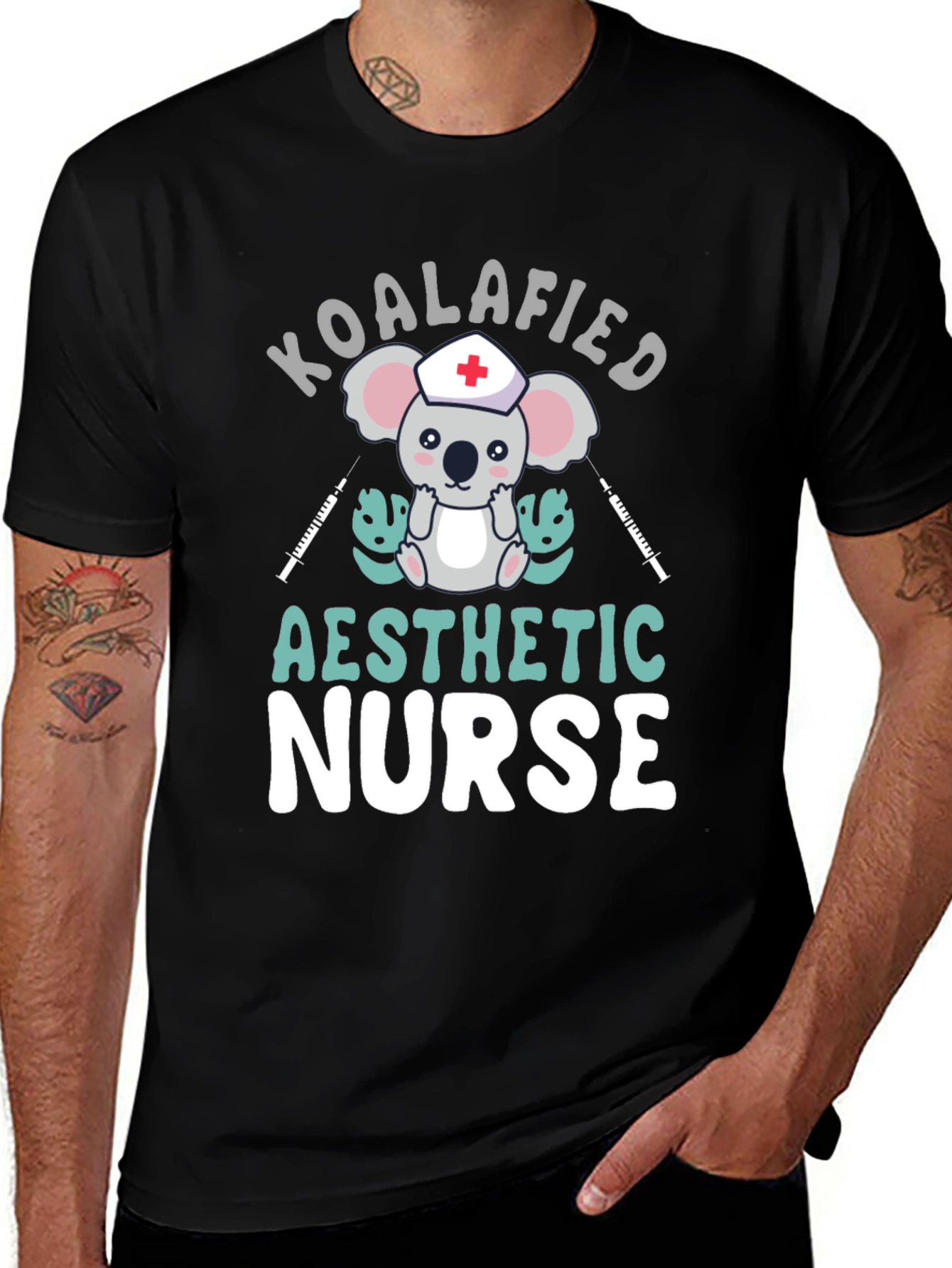 Koalafied Aesthetic Nurse T-Shirt - Cute Graphic Tee