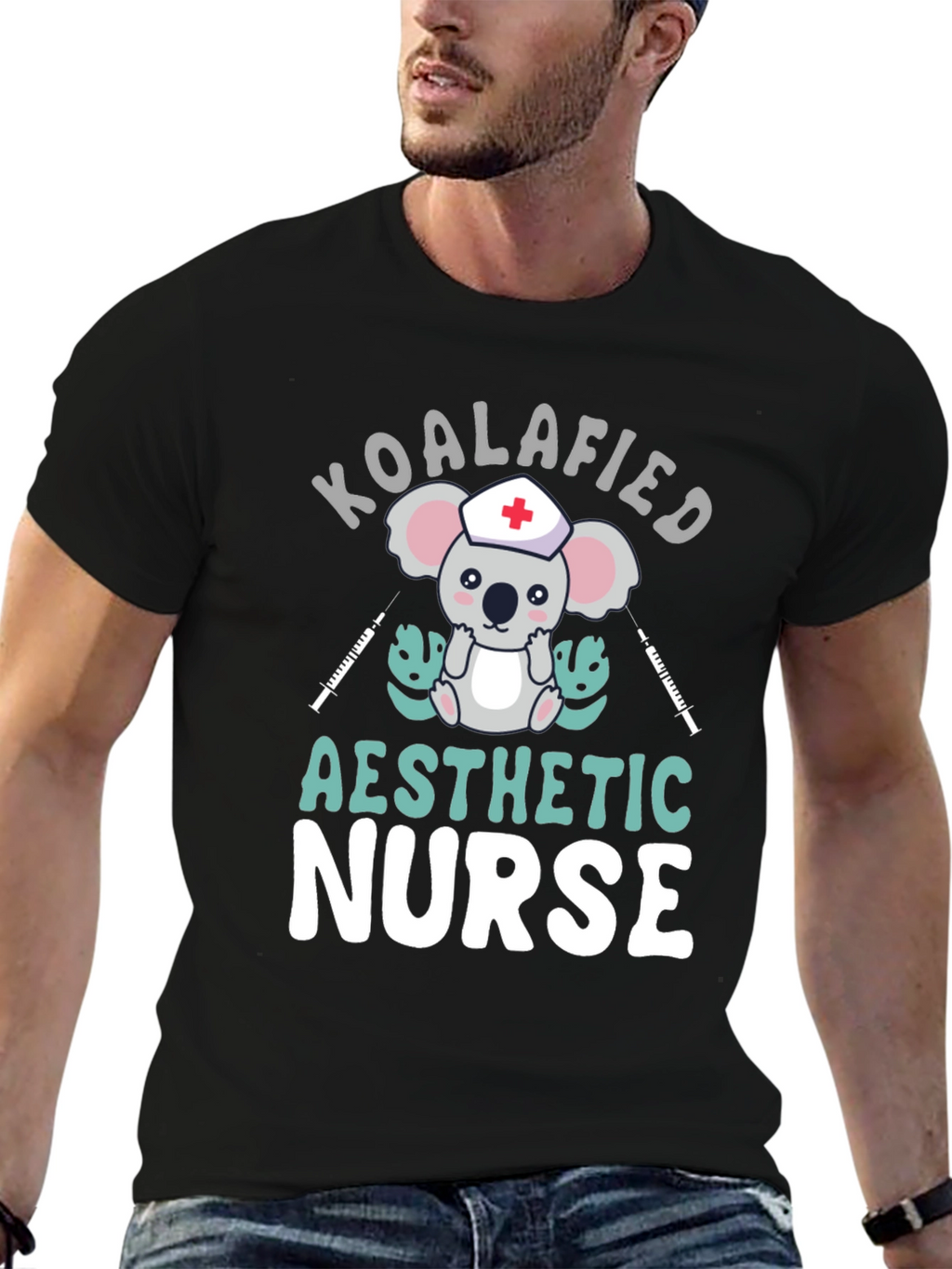 Koalafied Aesthetic Nurse T-Shirt - Cute Graphic Tee