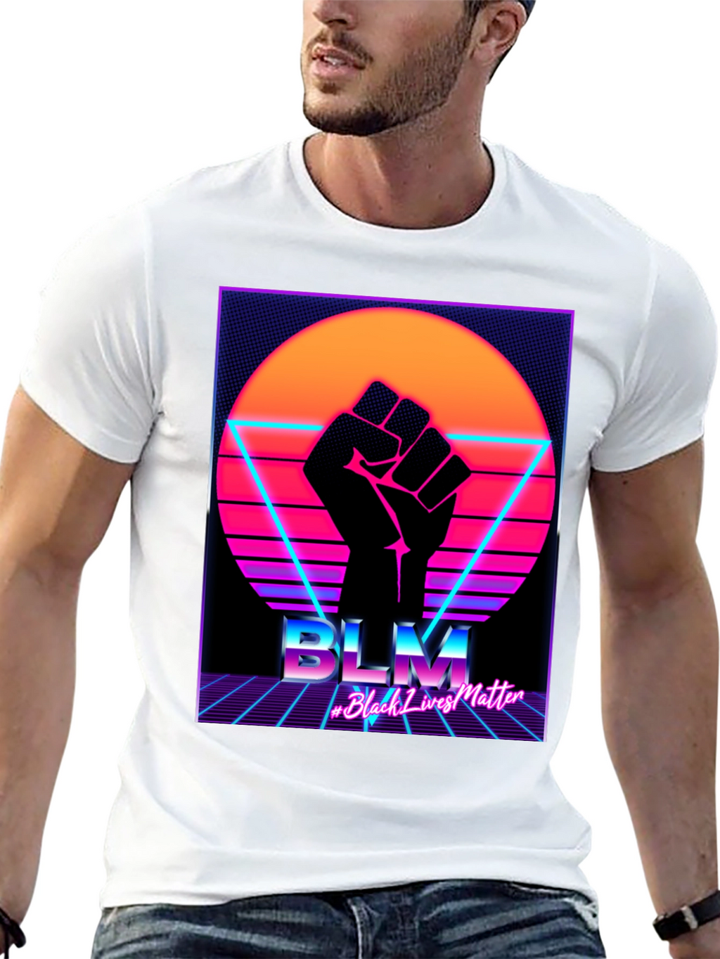 BLM Black Lives Matter Retro T-Shirt