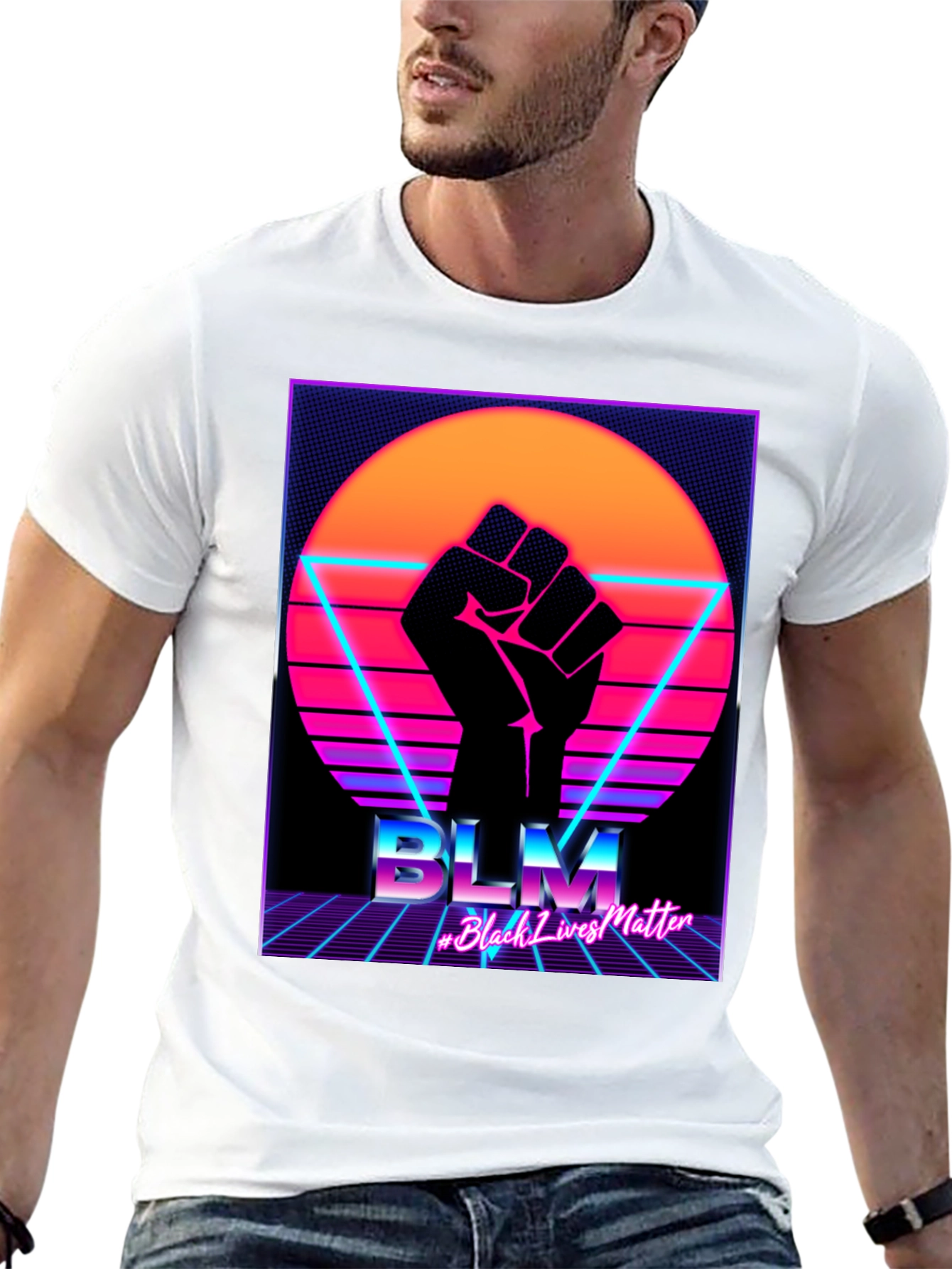 BLM Black Lives Matter Retro T-Shirt