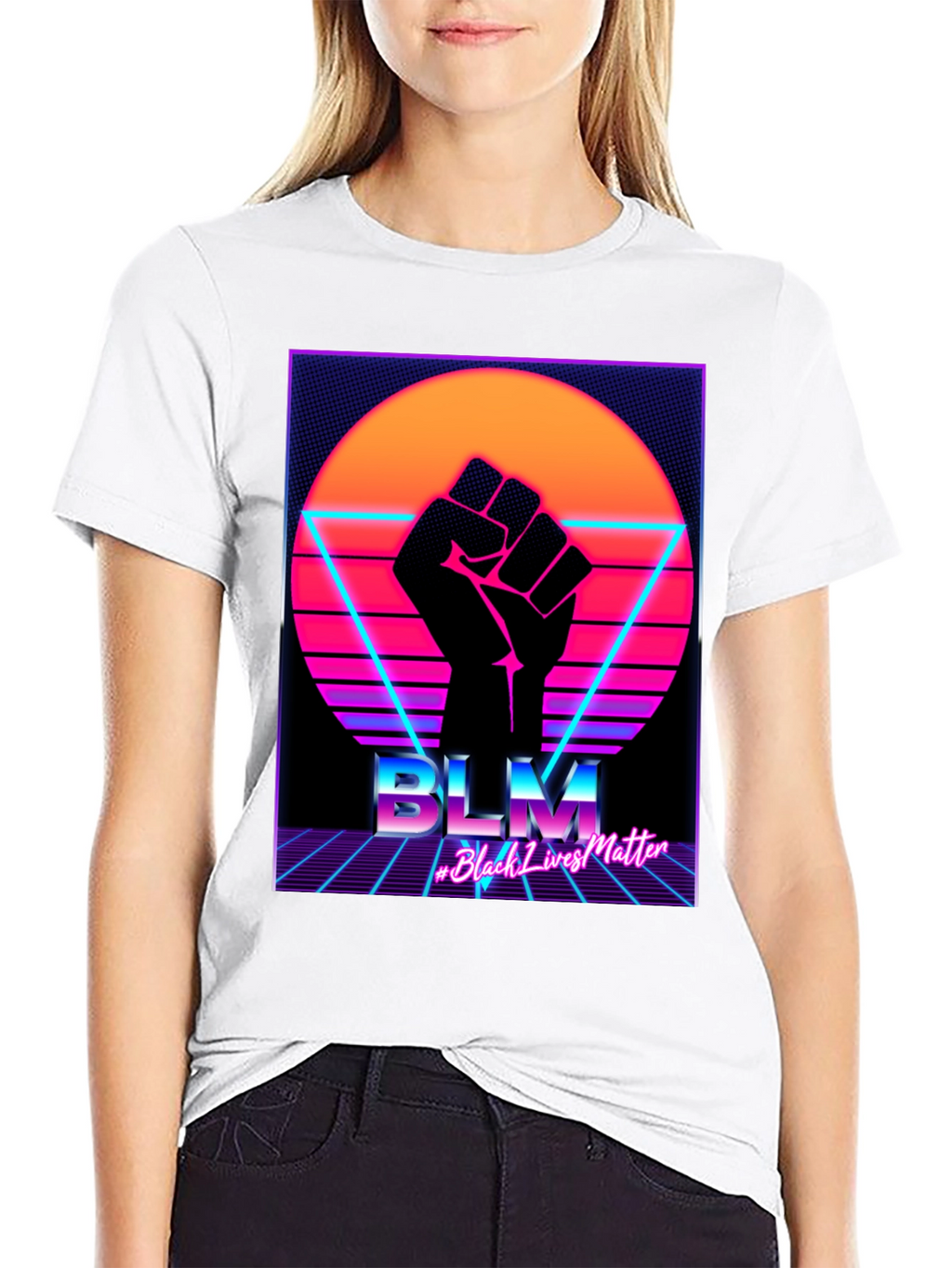 BLM Black Lives Matter Retro T-Shirt