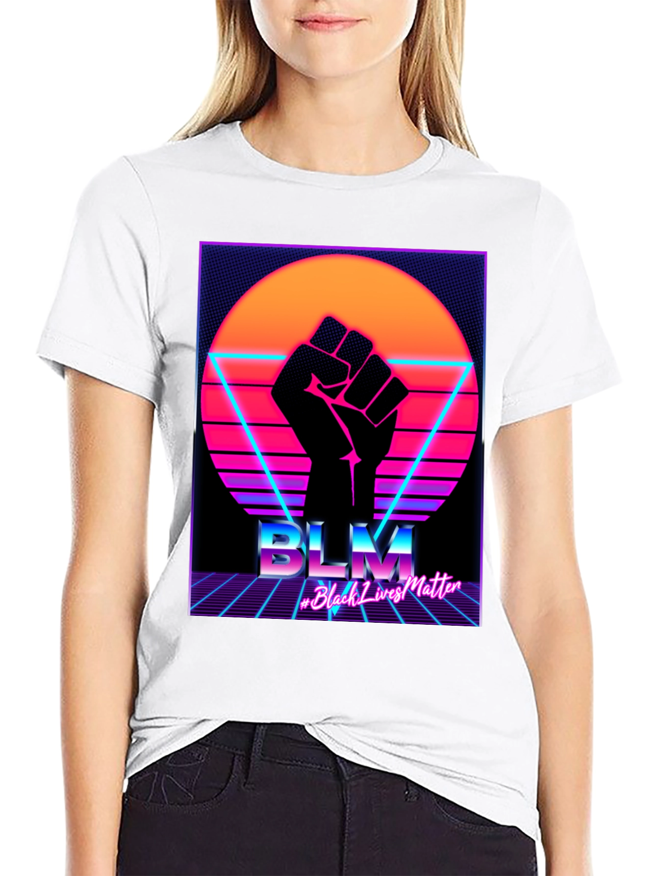 BLM Black Lives Matter Retro T-Shirt