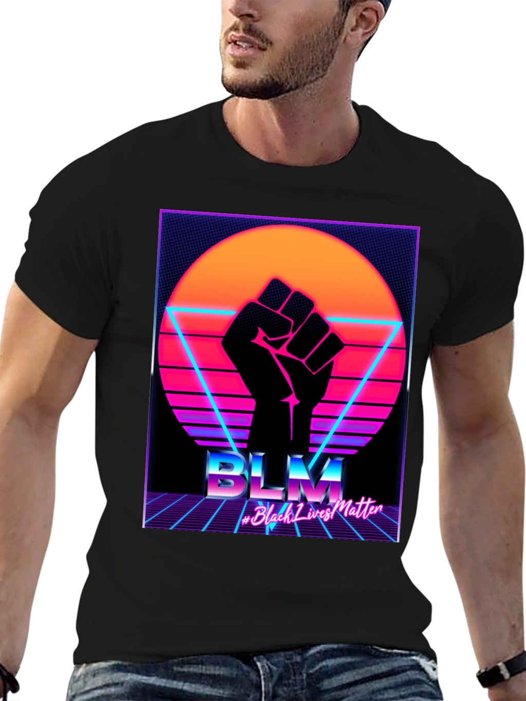 BLM Black Lives Matter Retro T-Shirt