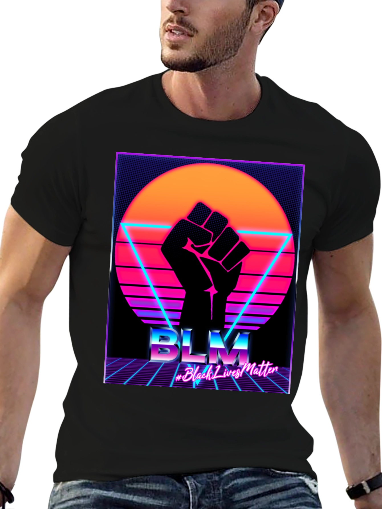 BLM Black Lives Matter Retro T-Shirt