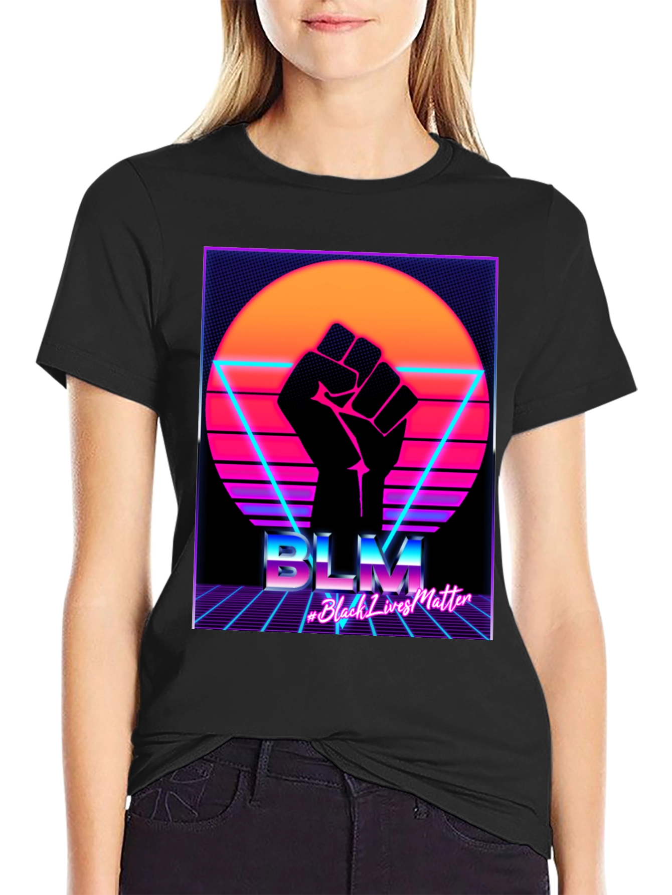BLM Black Lives Matter Retro T-Shirt