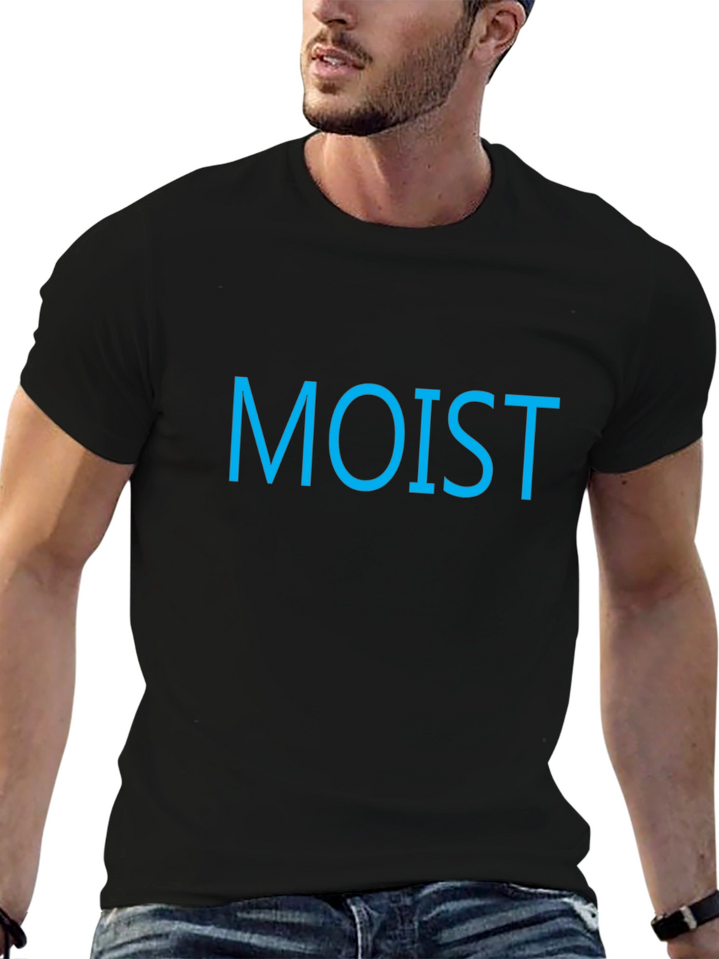 Moist T-Shirt - Unisex Black Tee