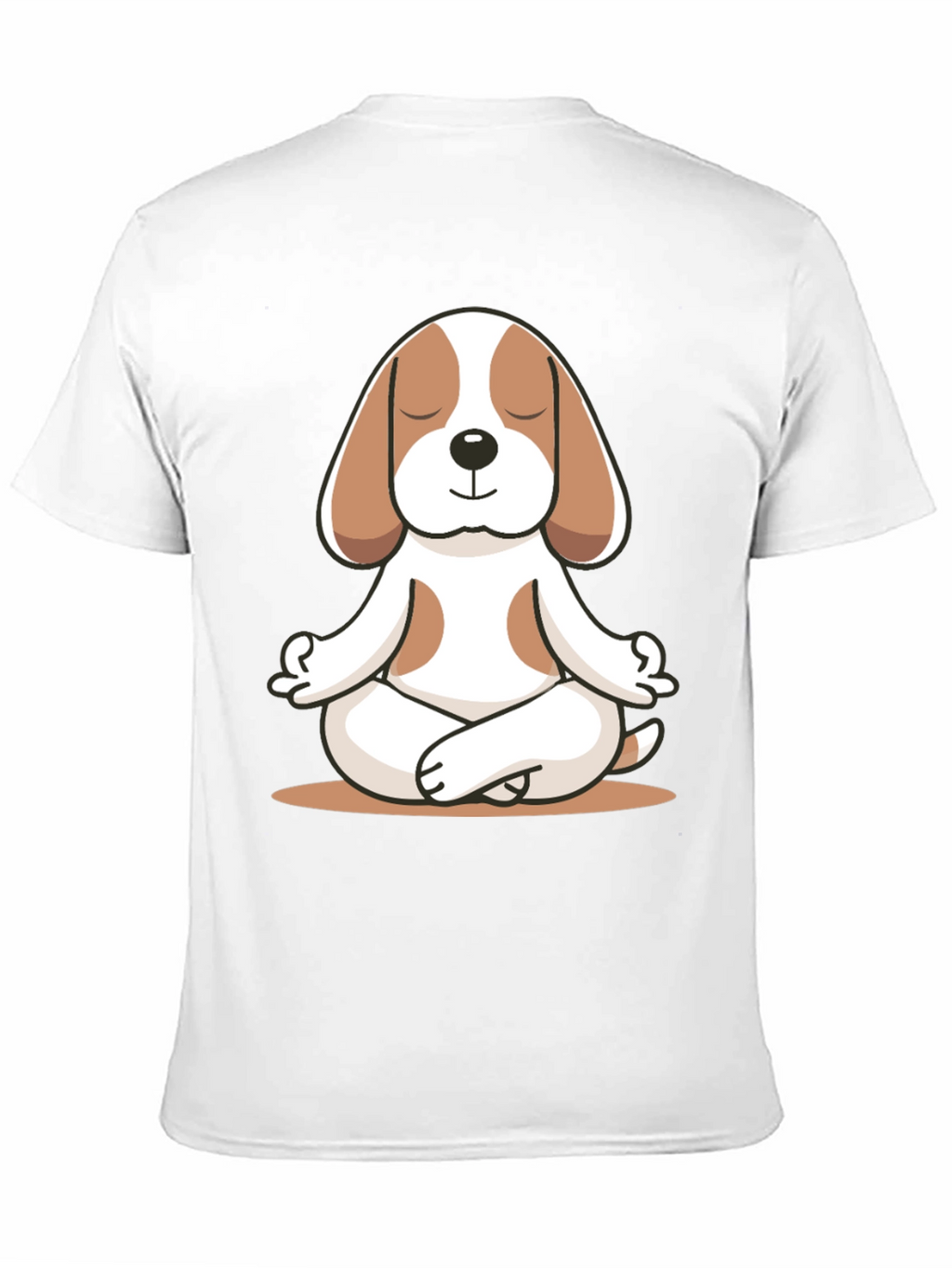 Meditating Dog Graphic Tee - Relaxed Fit