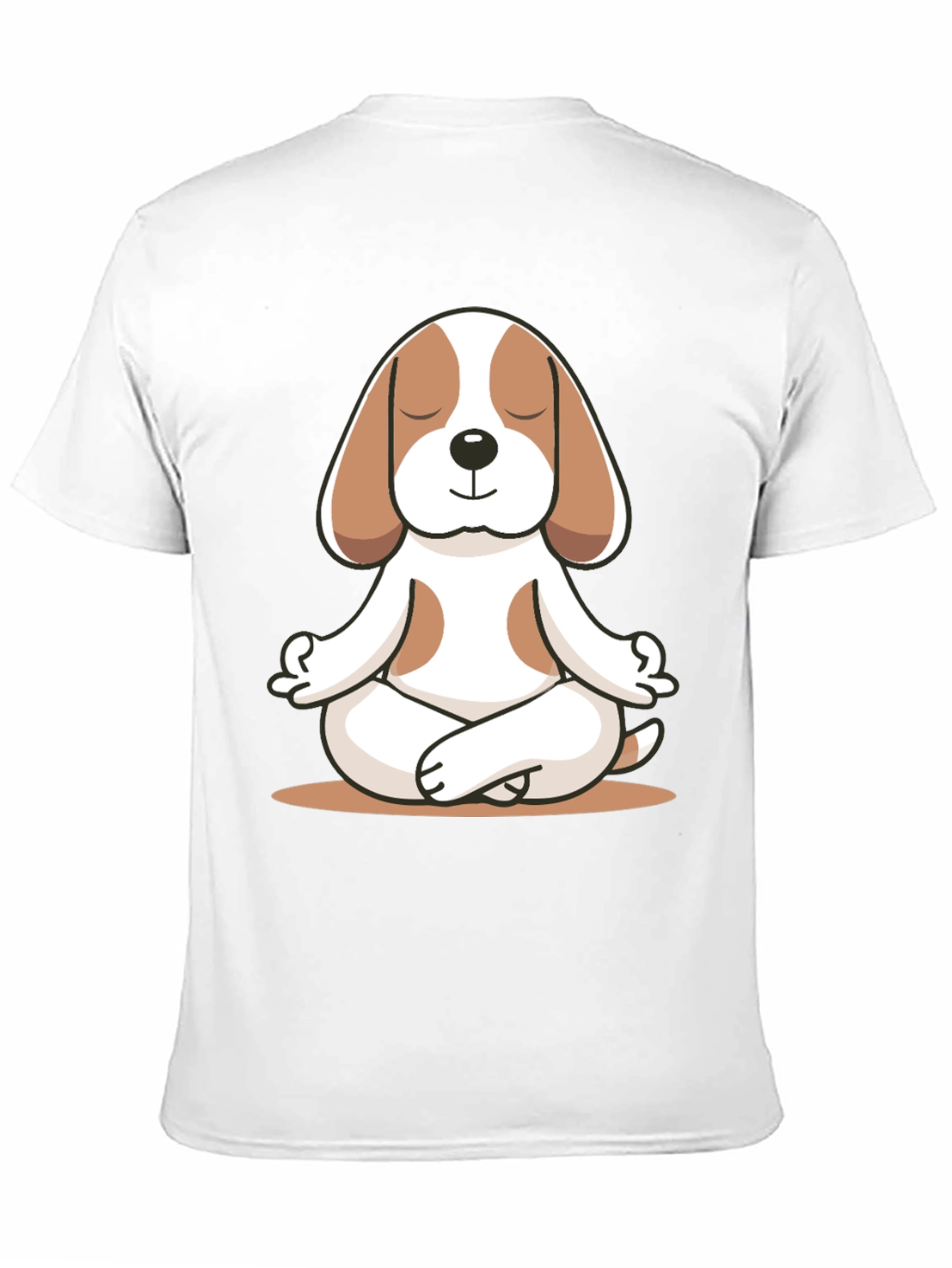 Meditating Dog Graphic Tee - Relaxed Fit