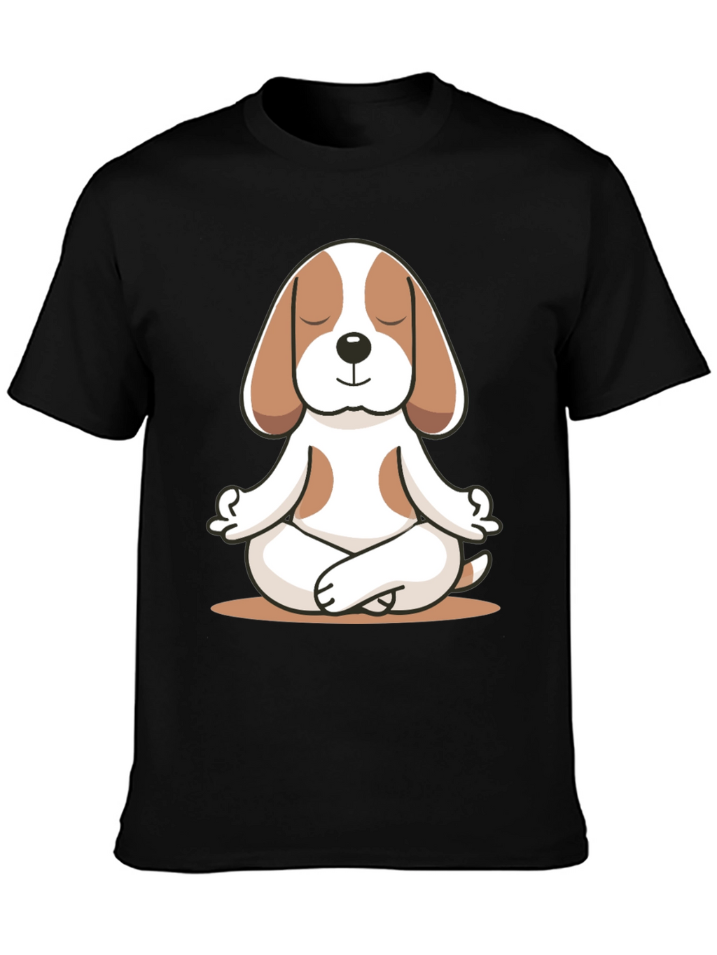 Meditating Dog Graphic Tee - Relaxed Fit