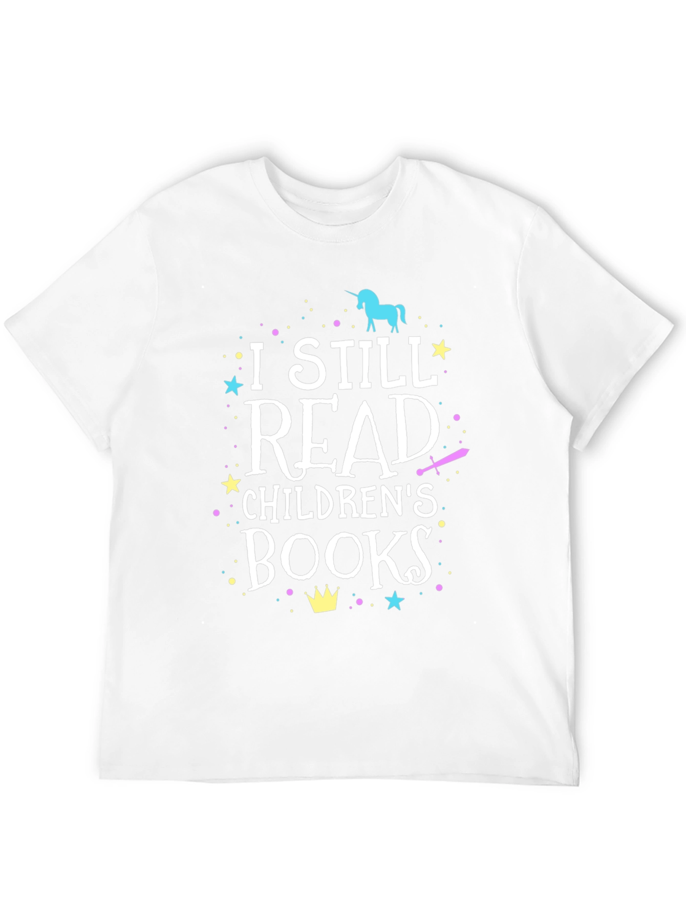 I Still Read Childrens Books Black T-Shirt