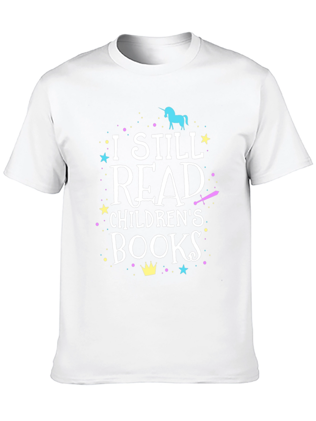 I Still Read Childrens Books Black T-Shirt