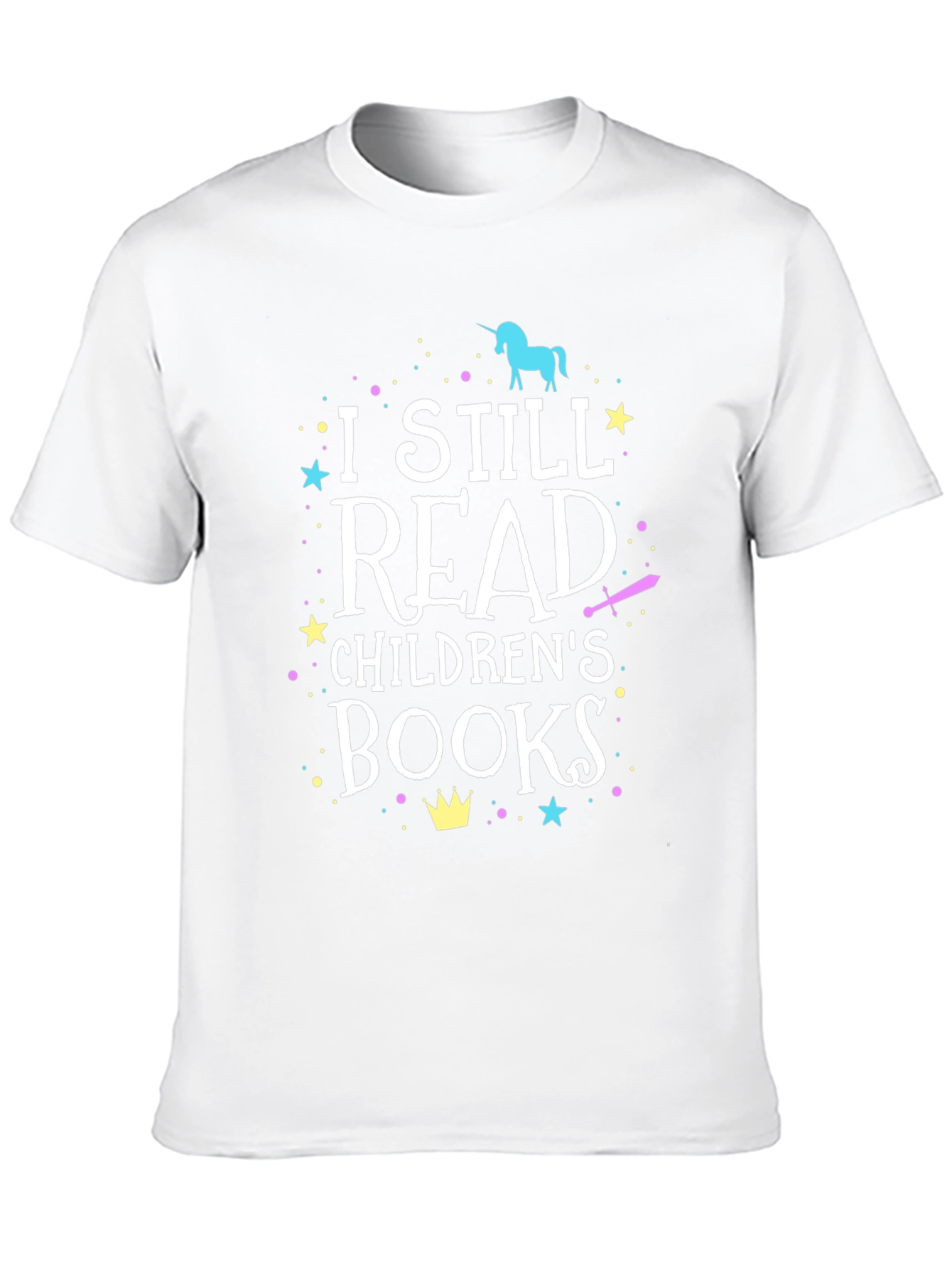 I Still Read Childrens Books Black T-Shirt