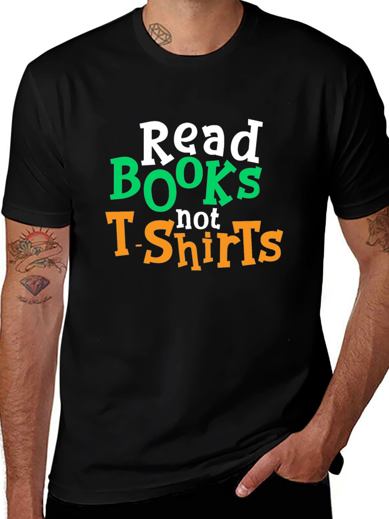Read Books Not T-Shirts Graphic Tee