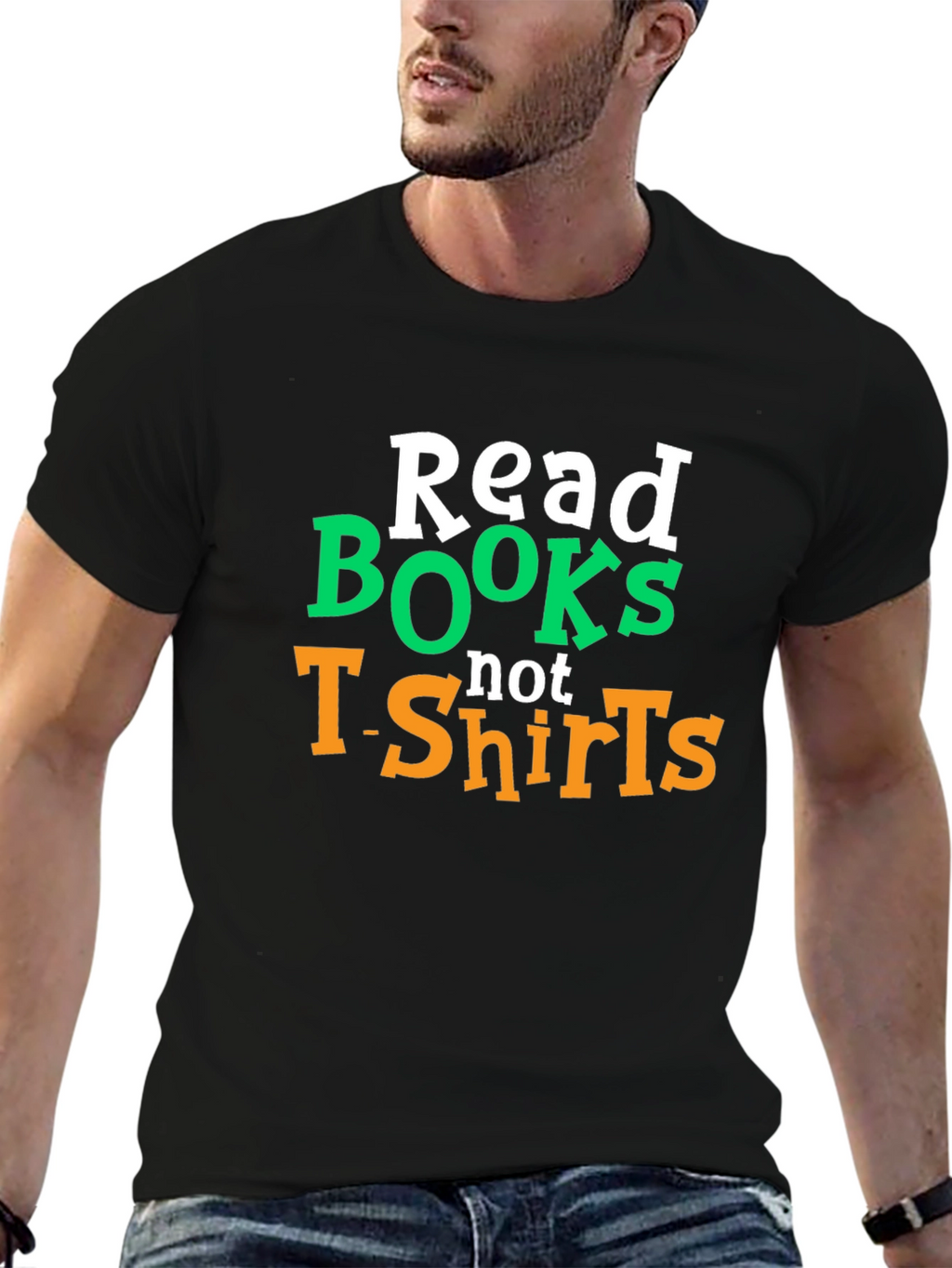 Read Books Not T-Shirts Graphic Tee