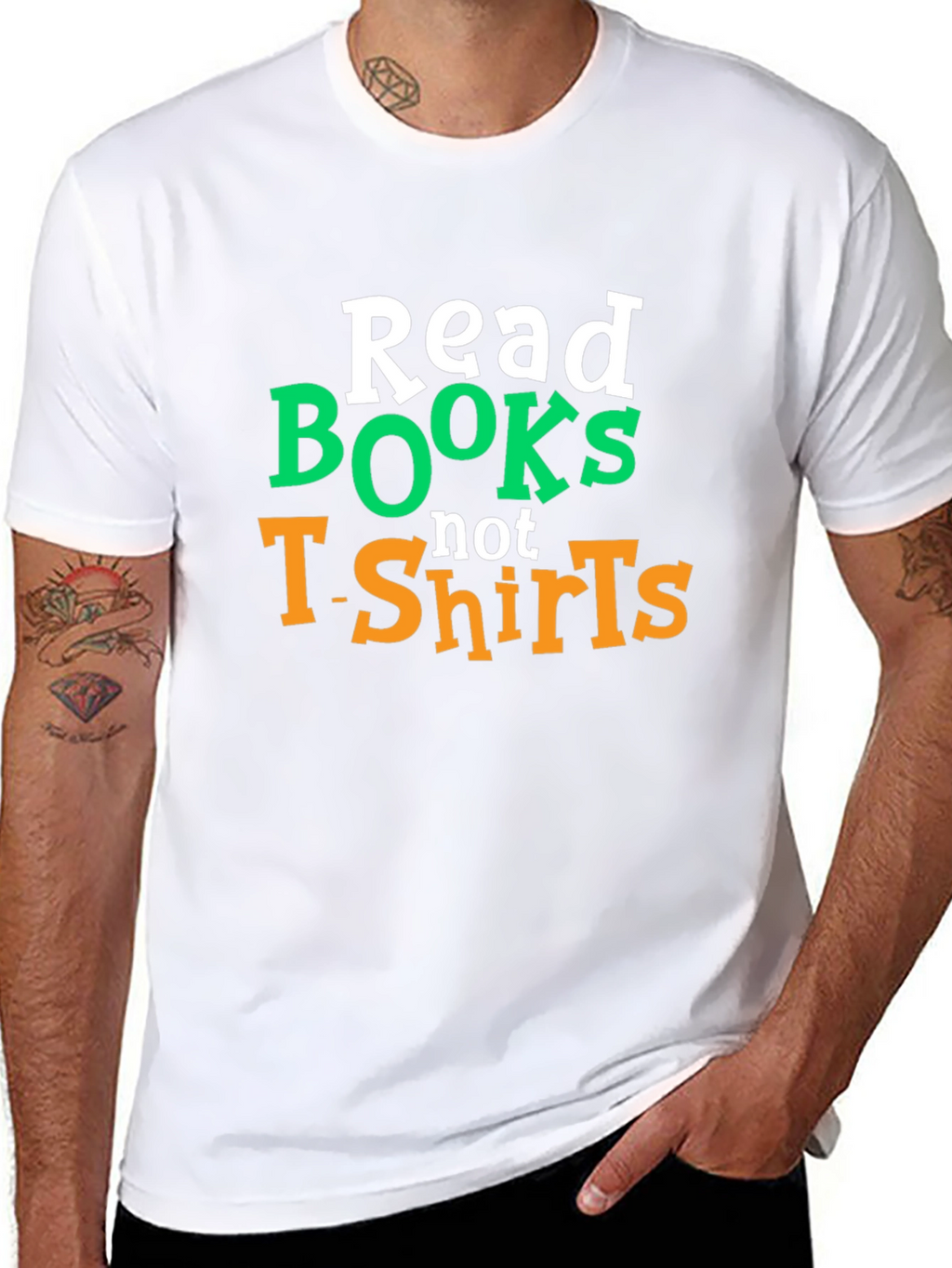 Read Books Not T-Shirts Graphic Tee