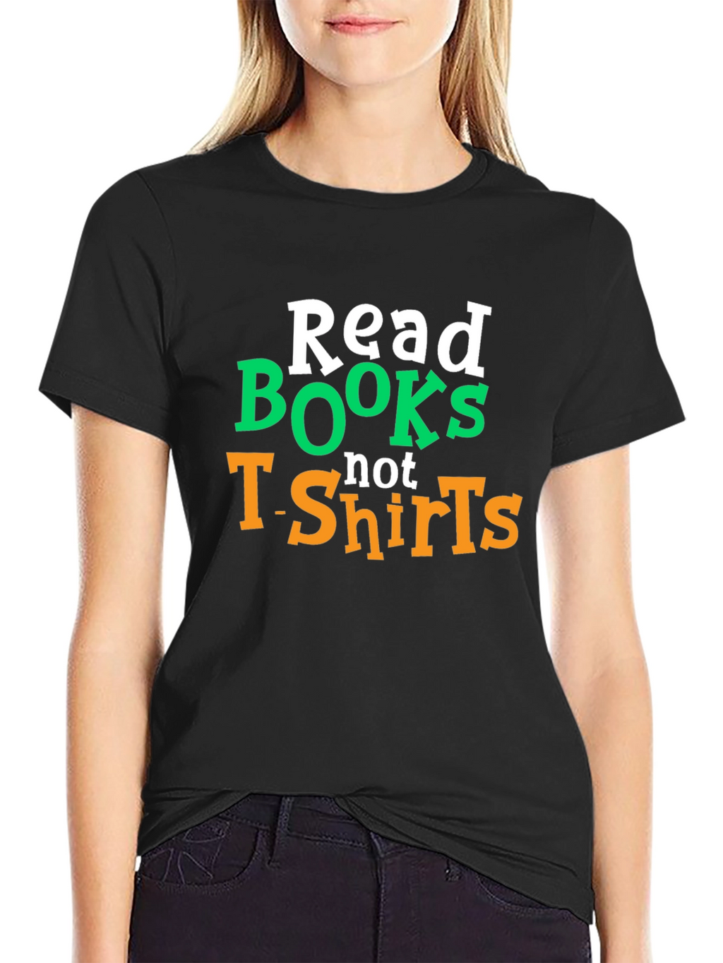Read Books Not T-Shirts Graphic Tee