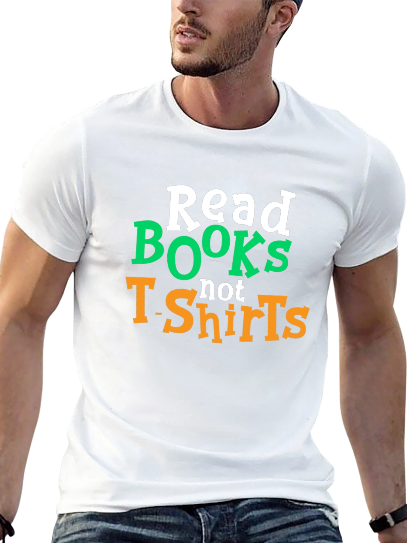 Read Books Not T-Shirts Graphic Tee