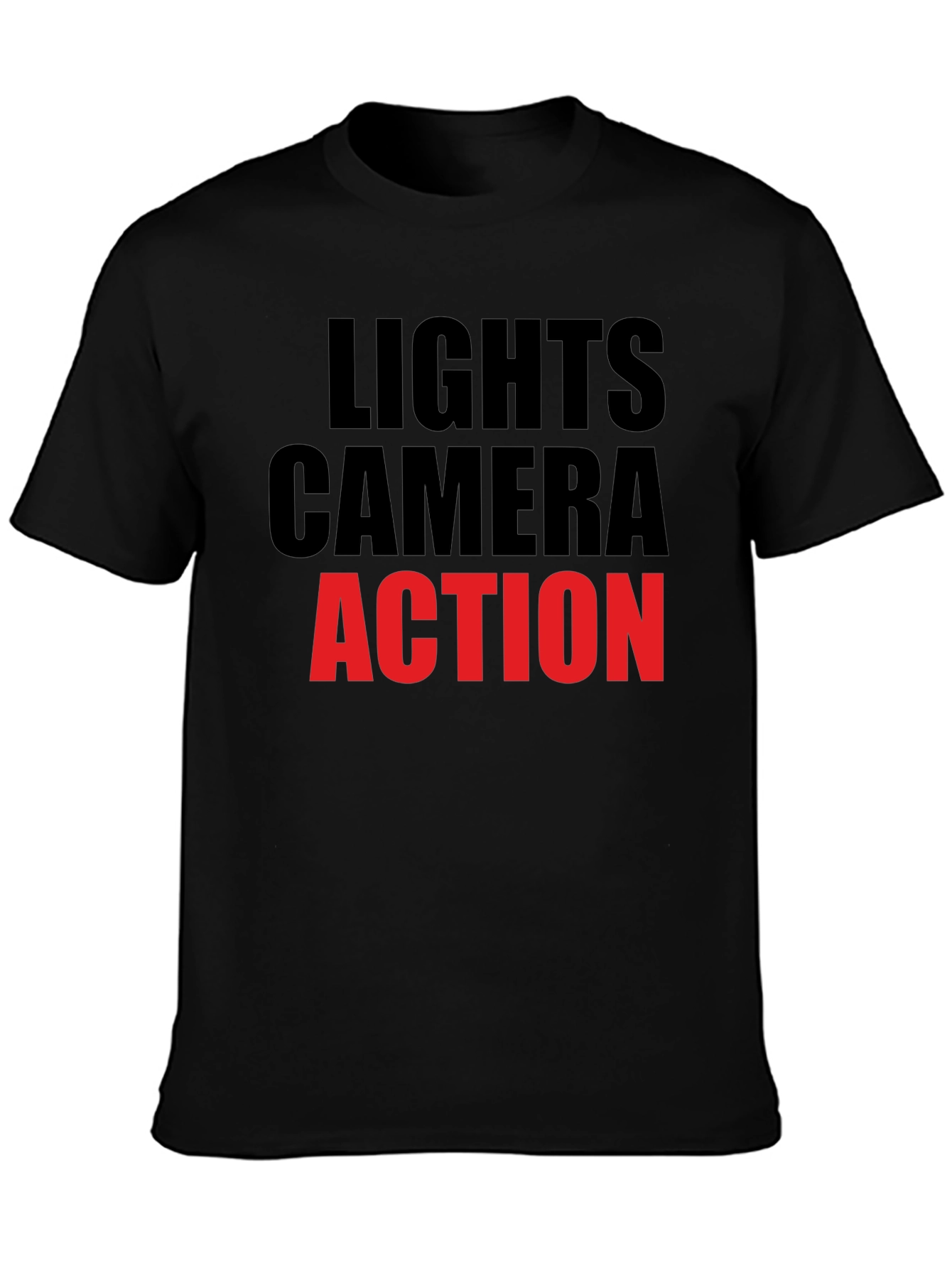 Lights Camera Action Graphic T-Shirt