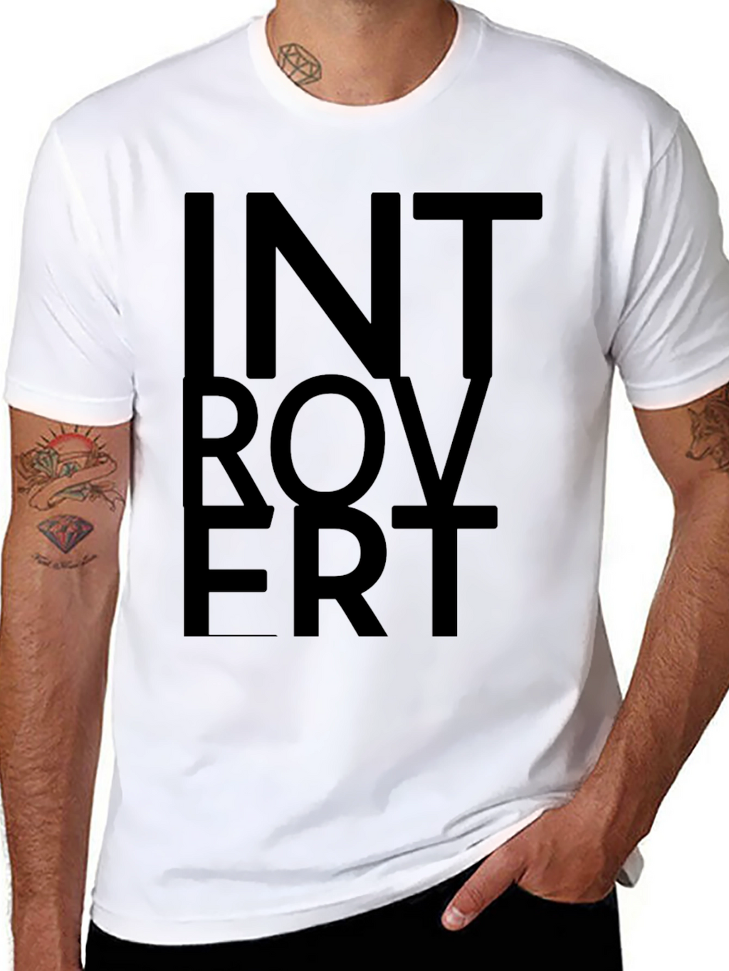 Introvert Graphic T-Shirt - Soft Cotton Blend