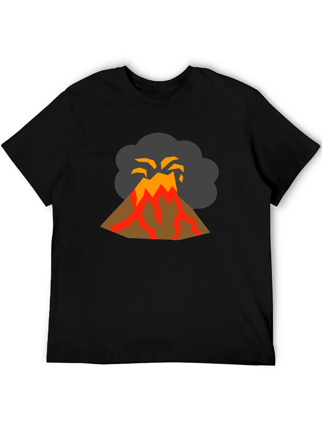 Volcano Graphic T-Shirt - Lava Explosion Tee
