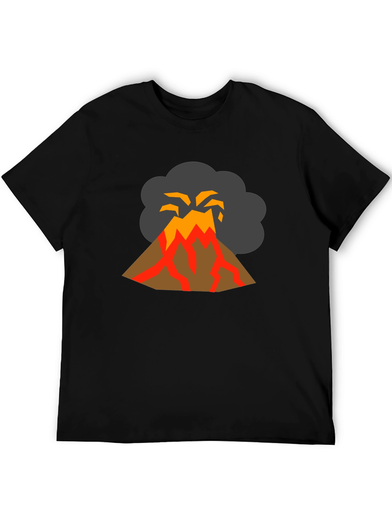 Volcano Graphic T-Shirt - Lava Explosion Tee