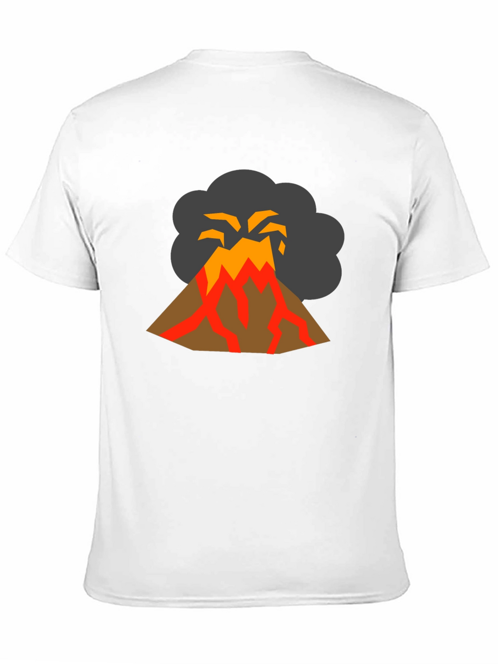 Volcano Graphic T-Shirt - Lava Explosion Tee