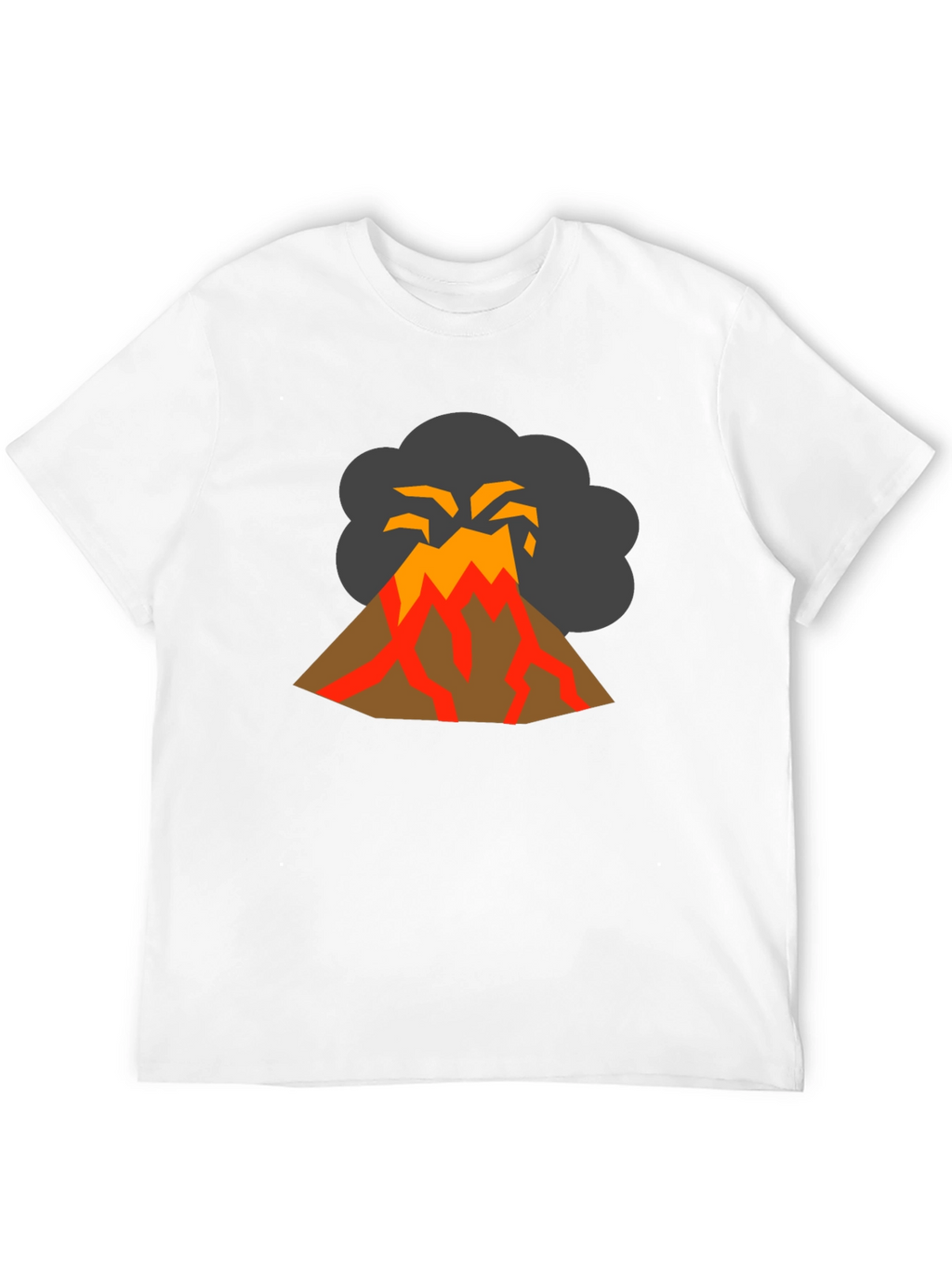 Volcano Graphic T-Shirt - Lava Explosion Tee