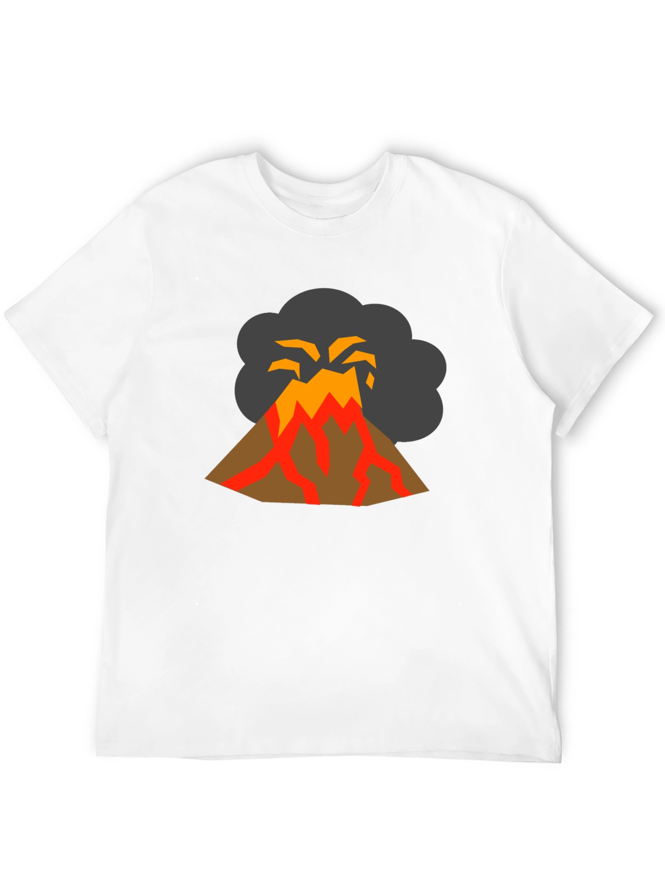 Volcano Graphic T-Shirt - Lava Explosion Tee