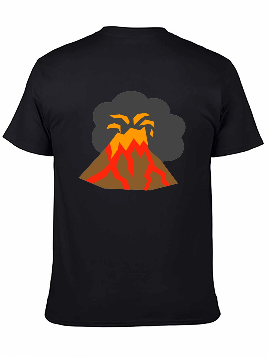 Volcano Graphic T-Shirt - Lava Explosion Tee