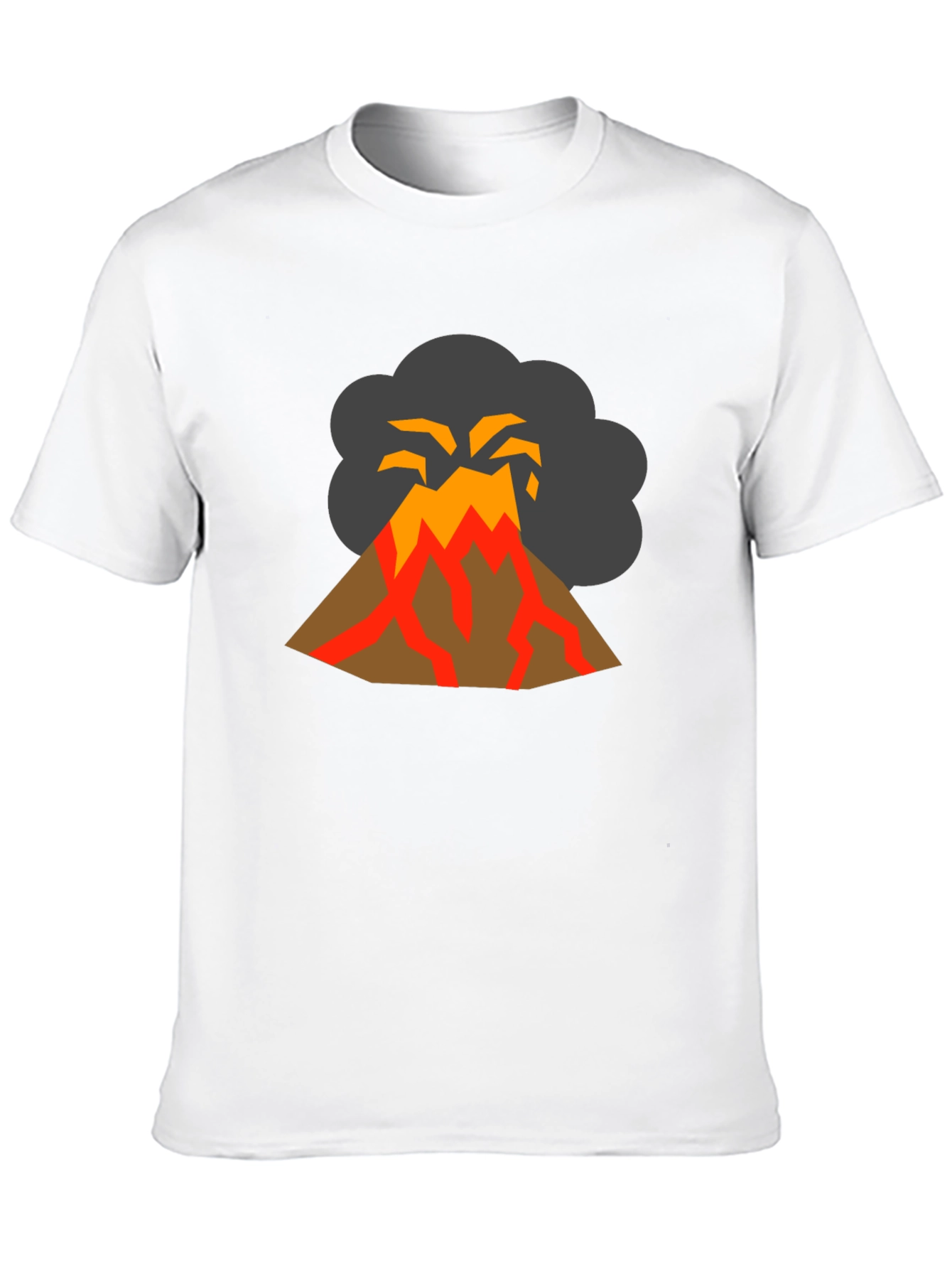 Volcano Graphic T-Shirt - Lava Explosion Tee