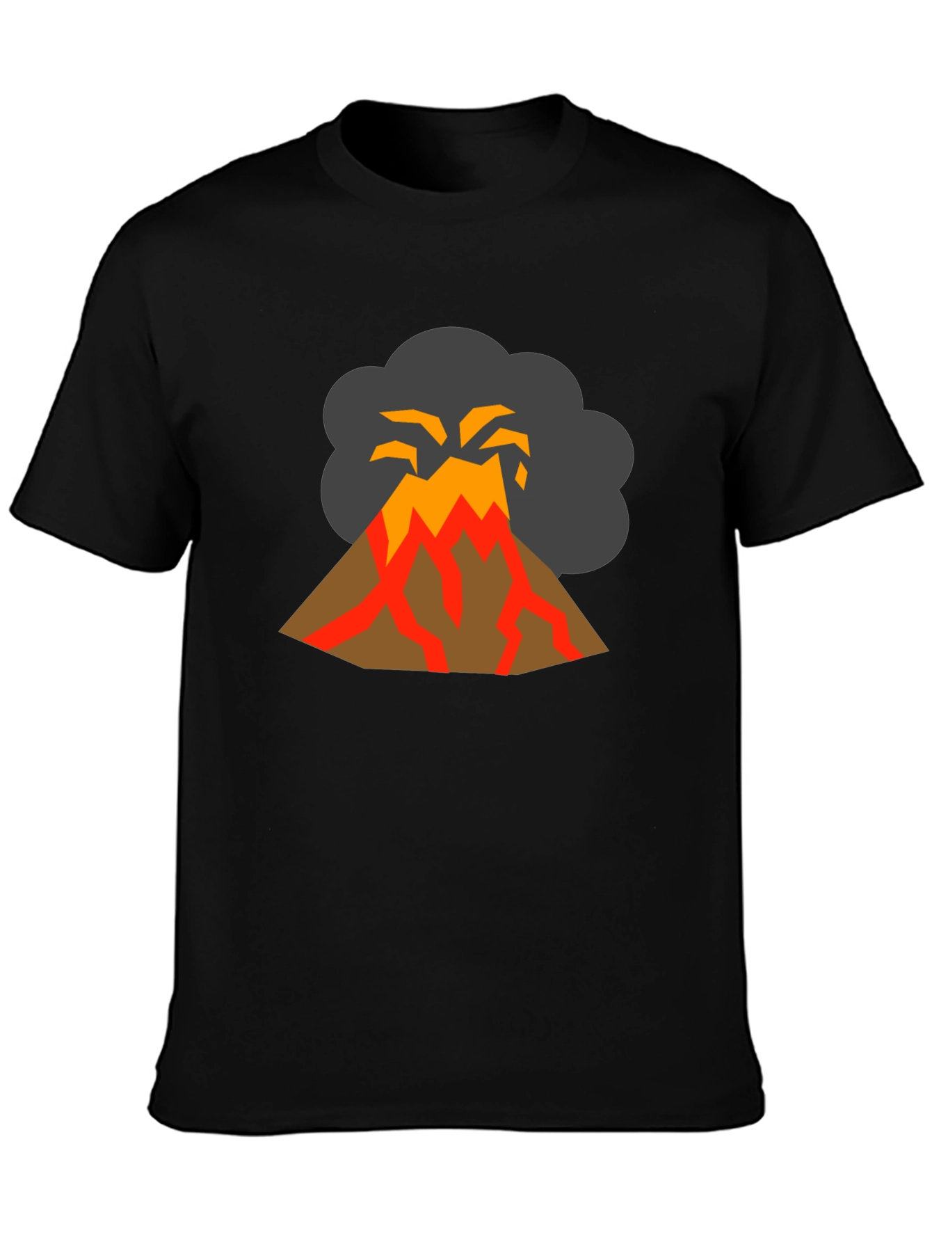Volcano Graphic T-Shirt - Lava Explosion Tee