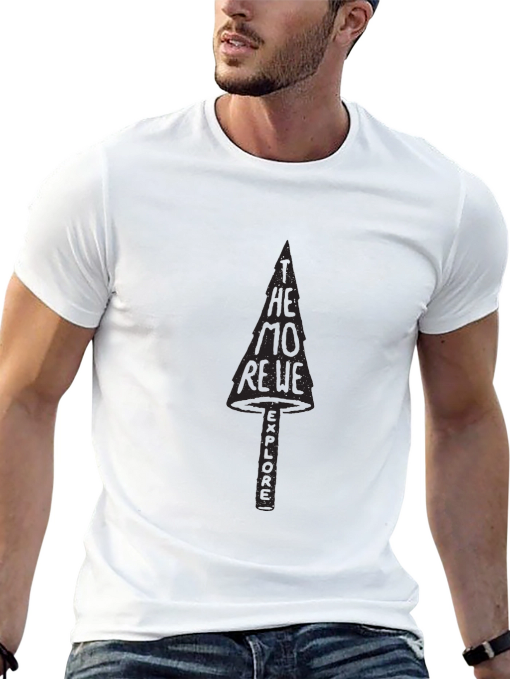 Explore T-Shirt - Black Graphic Tee