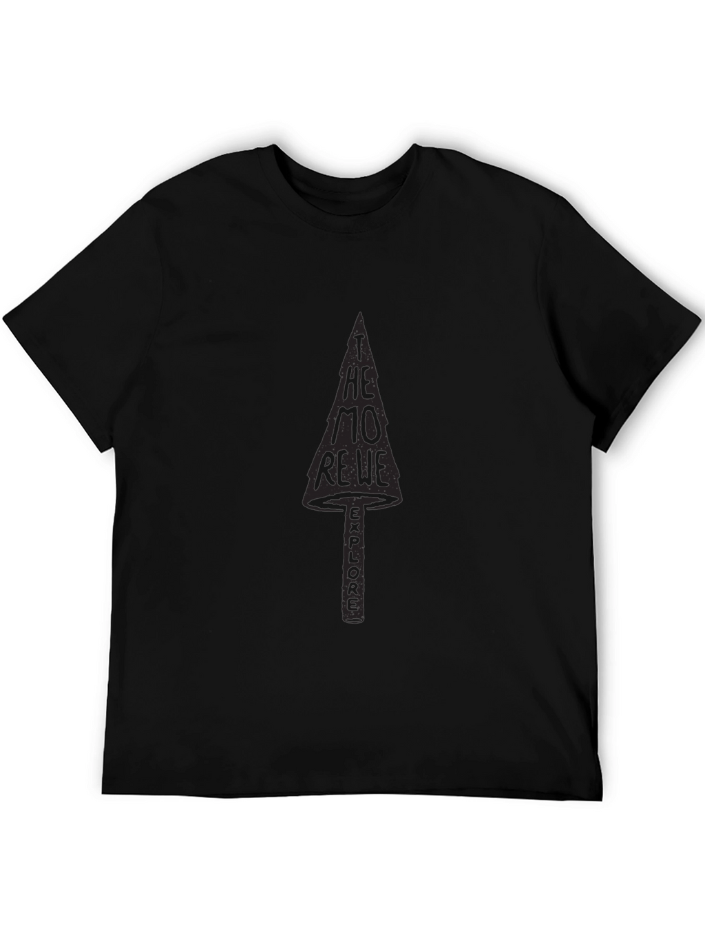 Explore T-Shirt - Black Graphic Tee