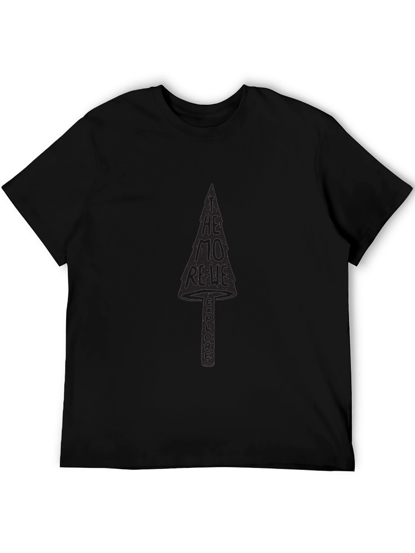 Explore T-Shirt - Black Graphic Tee