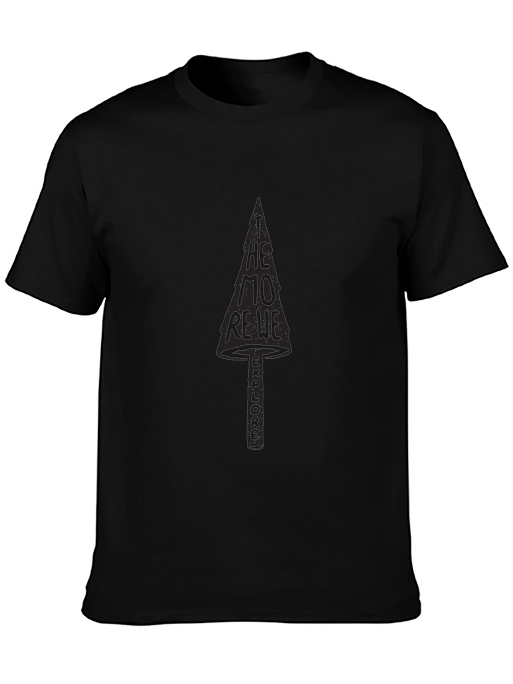Explore T-Shirt - Black Graphic Tee