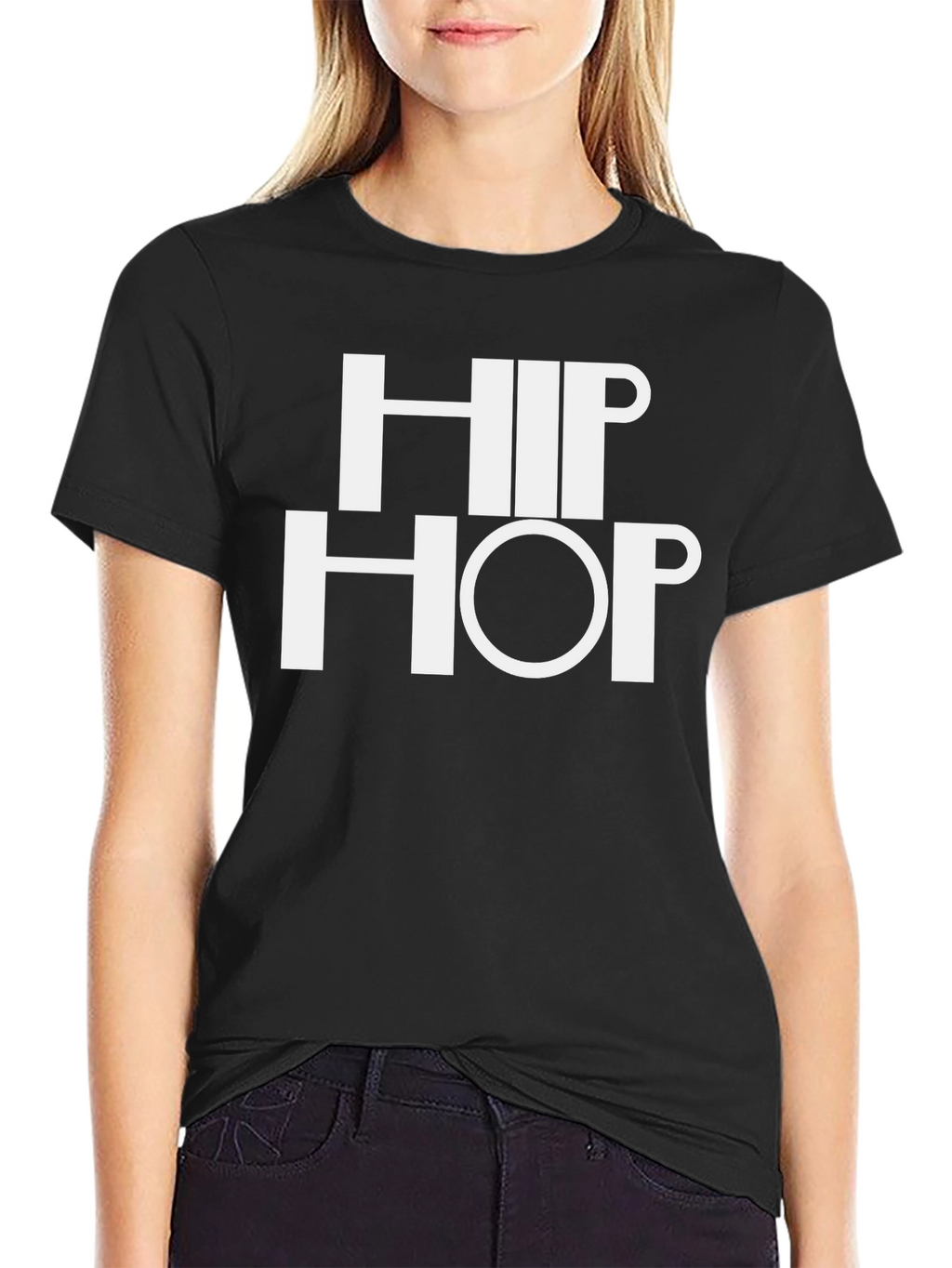 Hip Hop Graphic Black T-Shirt
