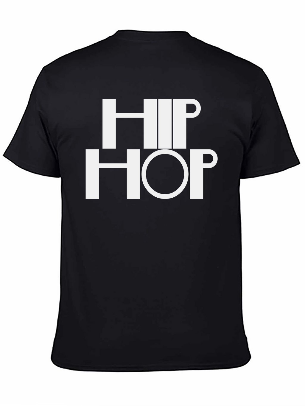 Hip Hop Graphic Black T-Shirt