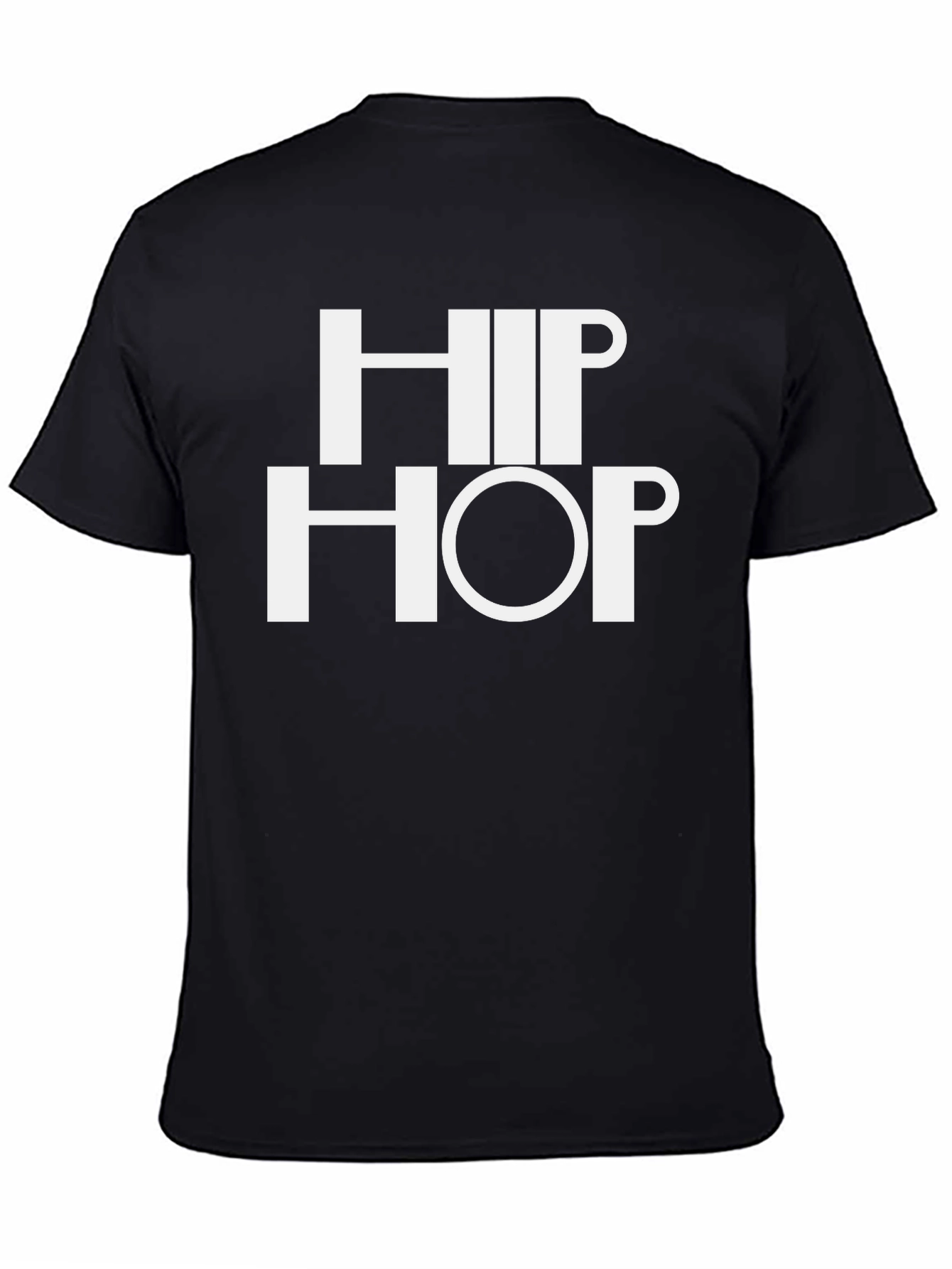 Hip Hop Graphic Black T-Shirt