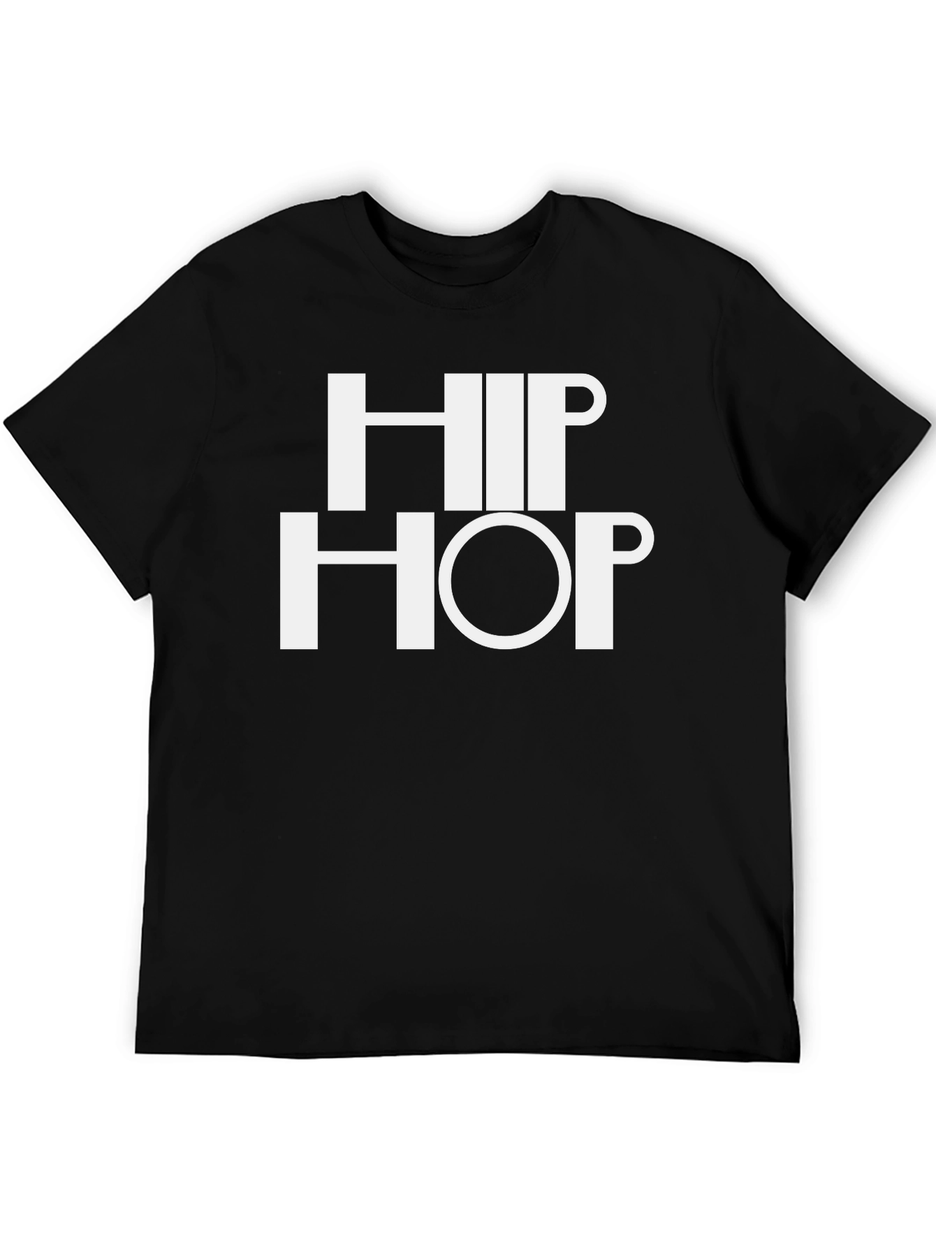 Hip Hop Graphic Black T-Shirt