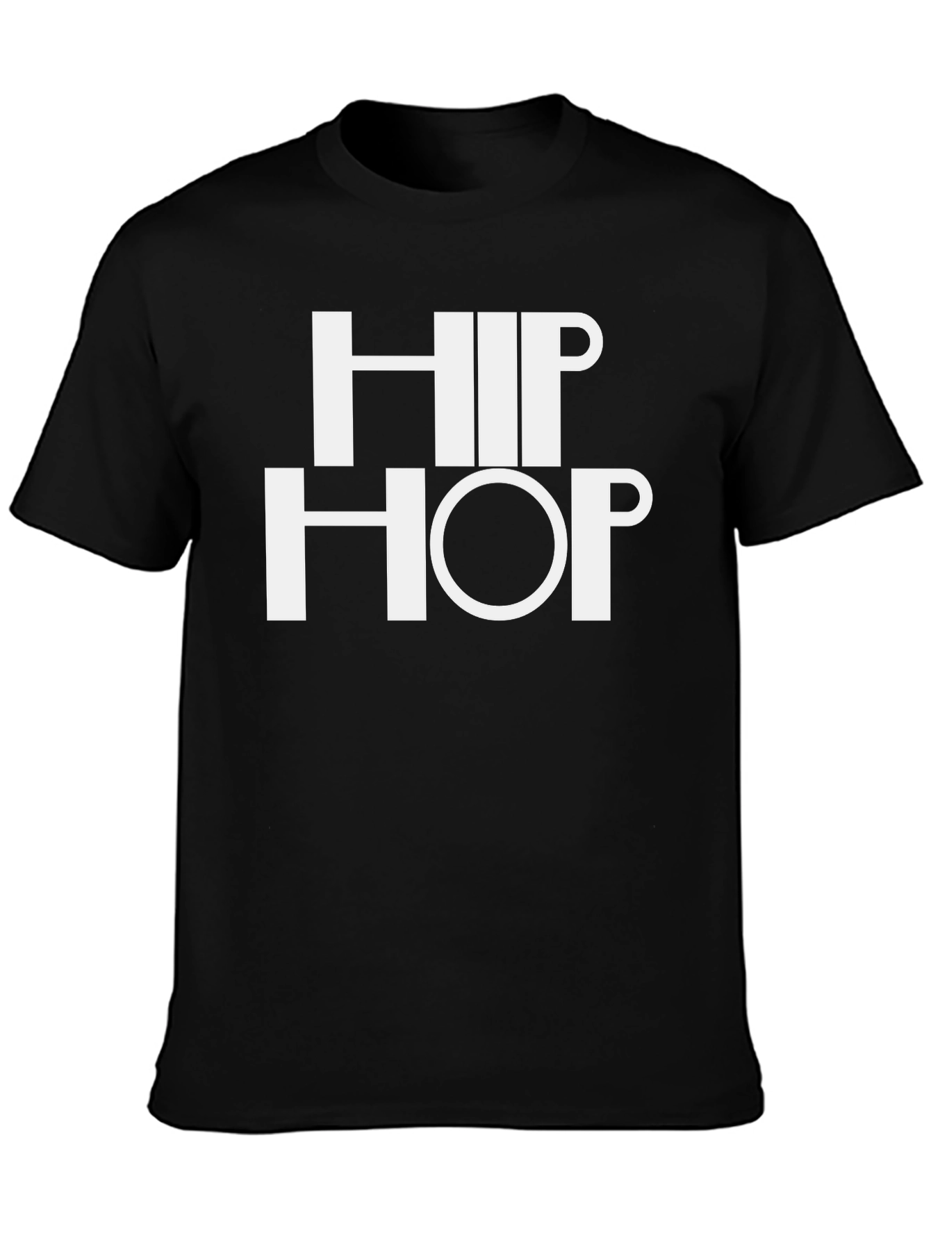 Hip Hop Graphic Black T-Shirt