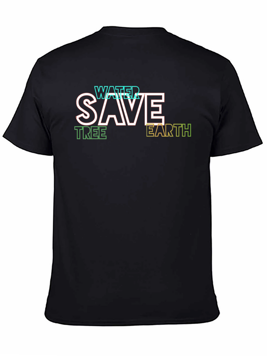 Save Water Save Tree Save Earth Graphic Tee