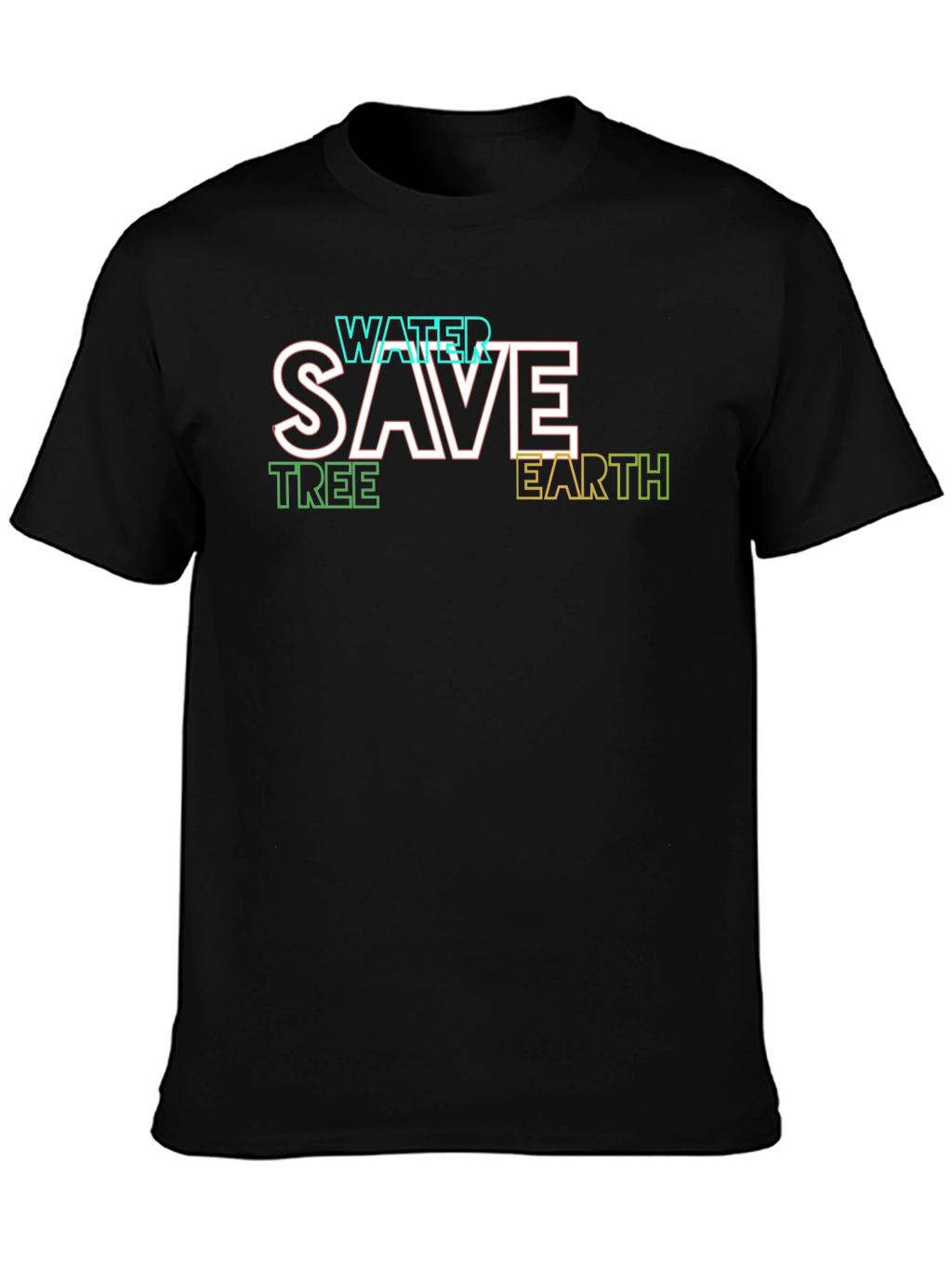 Save Water Save Tree Save Earth Graphic Tee