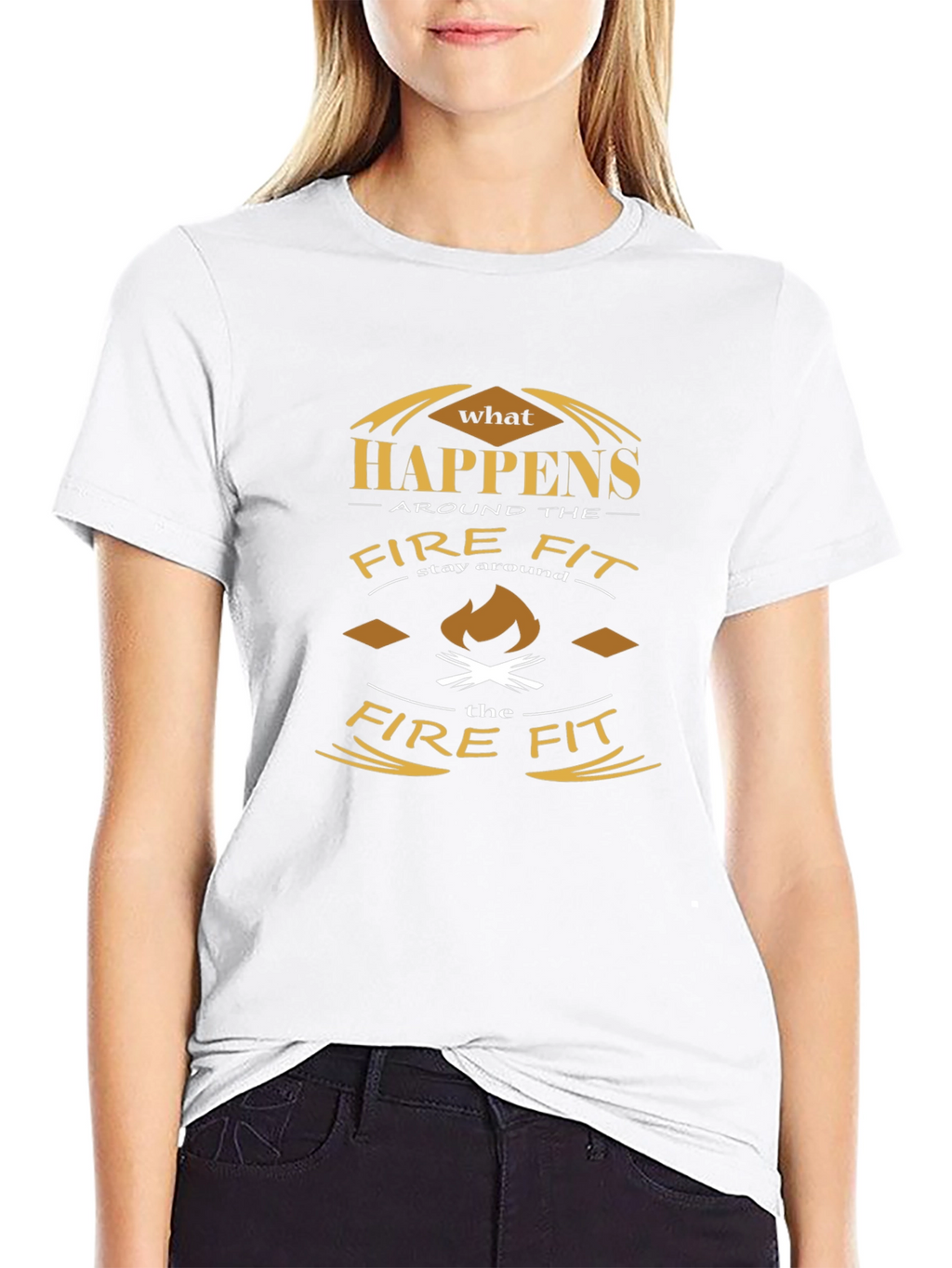 What Happens at the Fire Pit T-Shirt