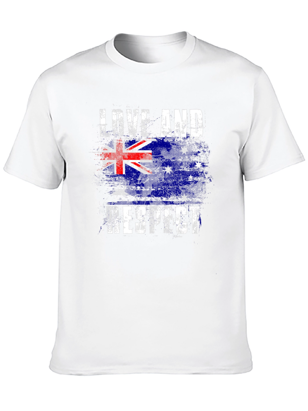 Love and Respect Australian Flag Graphic Tee