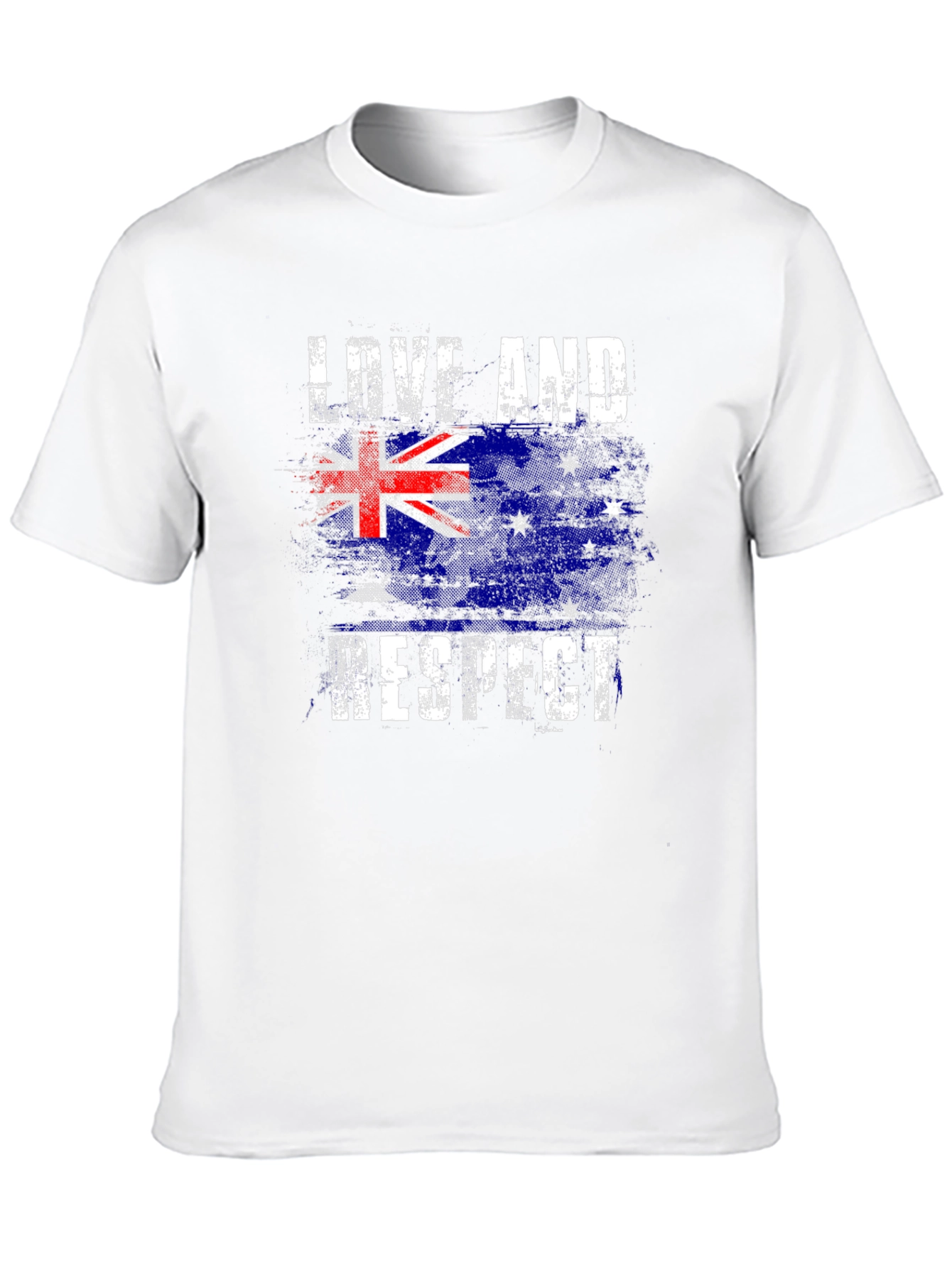 Love and Respect Australian Flag Graphic Tee